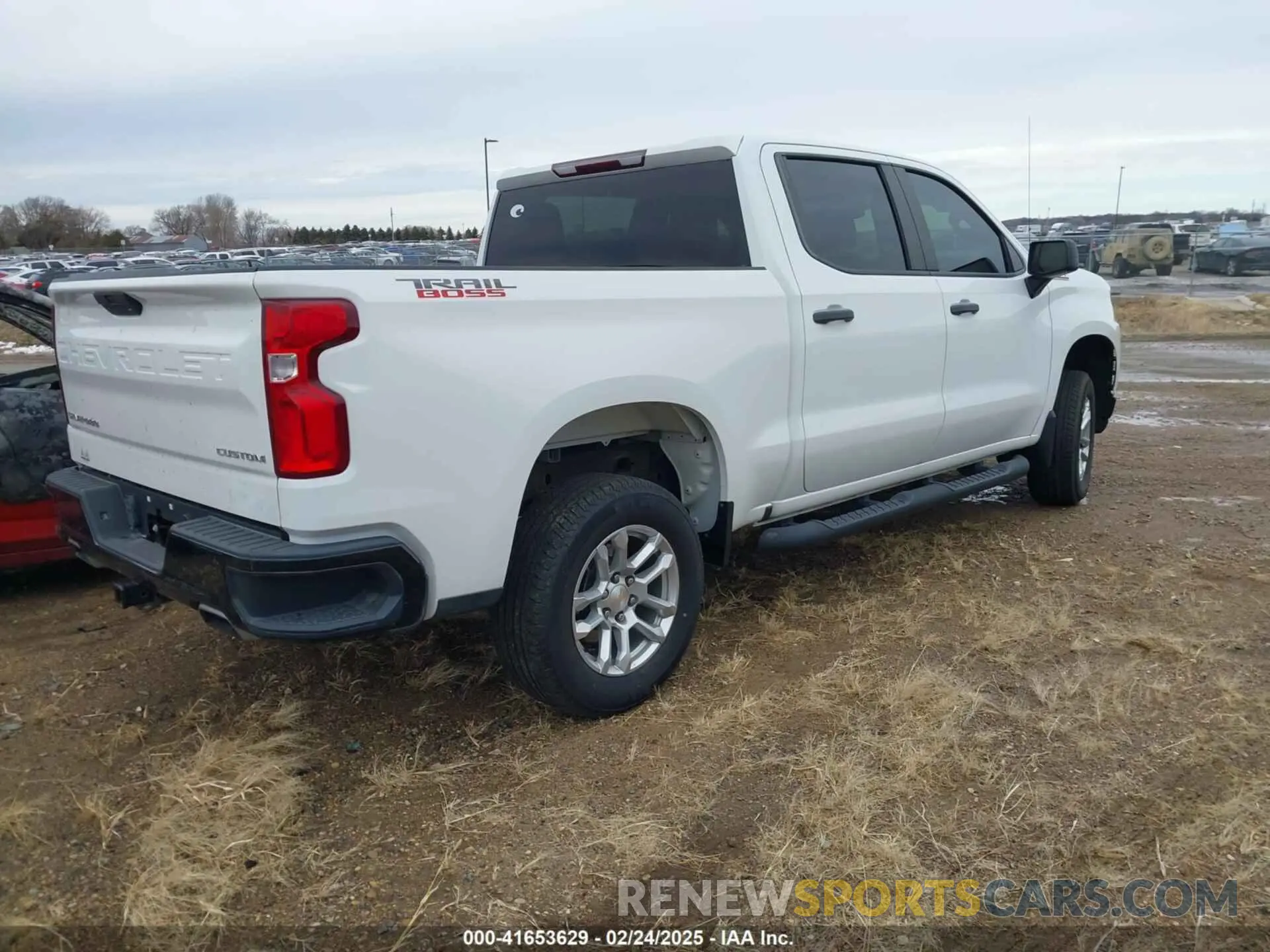 4 fotografías del automóvil dañado 1GCPYCEF4LZ295903 CHEVROLET SILVERADO 1500 2020