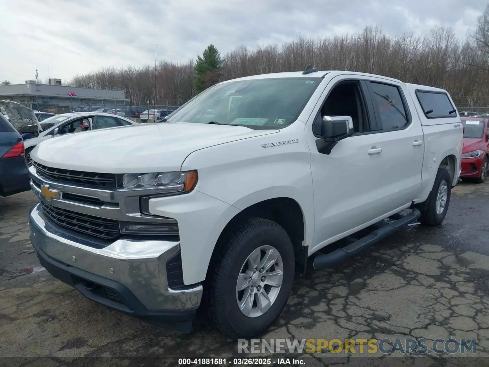 2 fotografías del automóvil dañado 1GCPYDEK4LZ296245 CHEVROLET SILVERADO 1500 2020