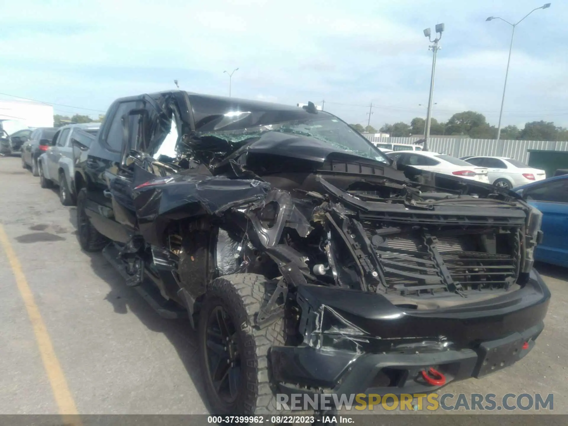 1 fotografías del automóvil dañado 1GCPYFED0LZ134903 CHEVROLET SILVERADO 1500 2020