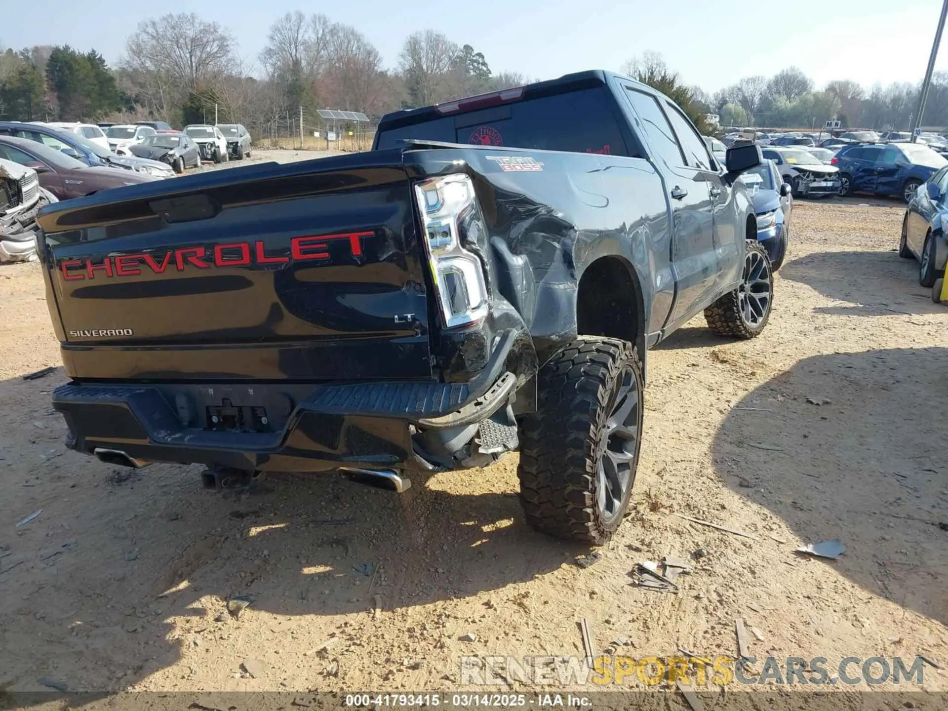 4 fotografías del automóvil dañado 1GCPYFED5LZ349242 CHEVROLET SILVERADO 1500 2020