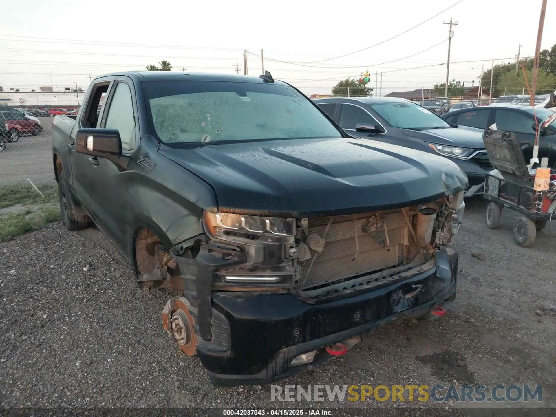 1 fotografías del automóvil dañado 1GCPYFEL2LZ279173 CHEVROLET SILVERADO 1500 2020