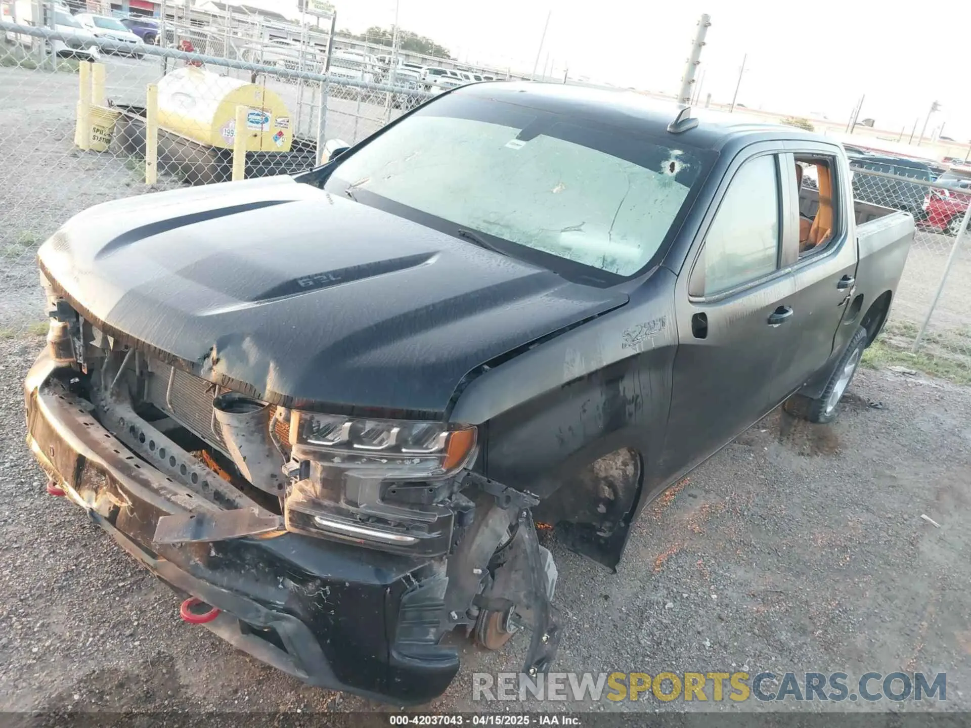 6 fotografías del automóvil dañado 1GCPYFEL2LZ279173 CHEVROLET SILVERADO 1500 2020