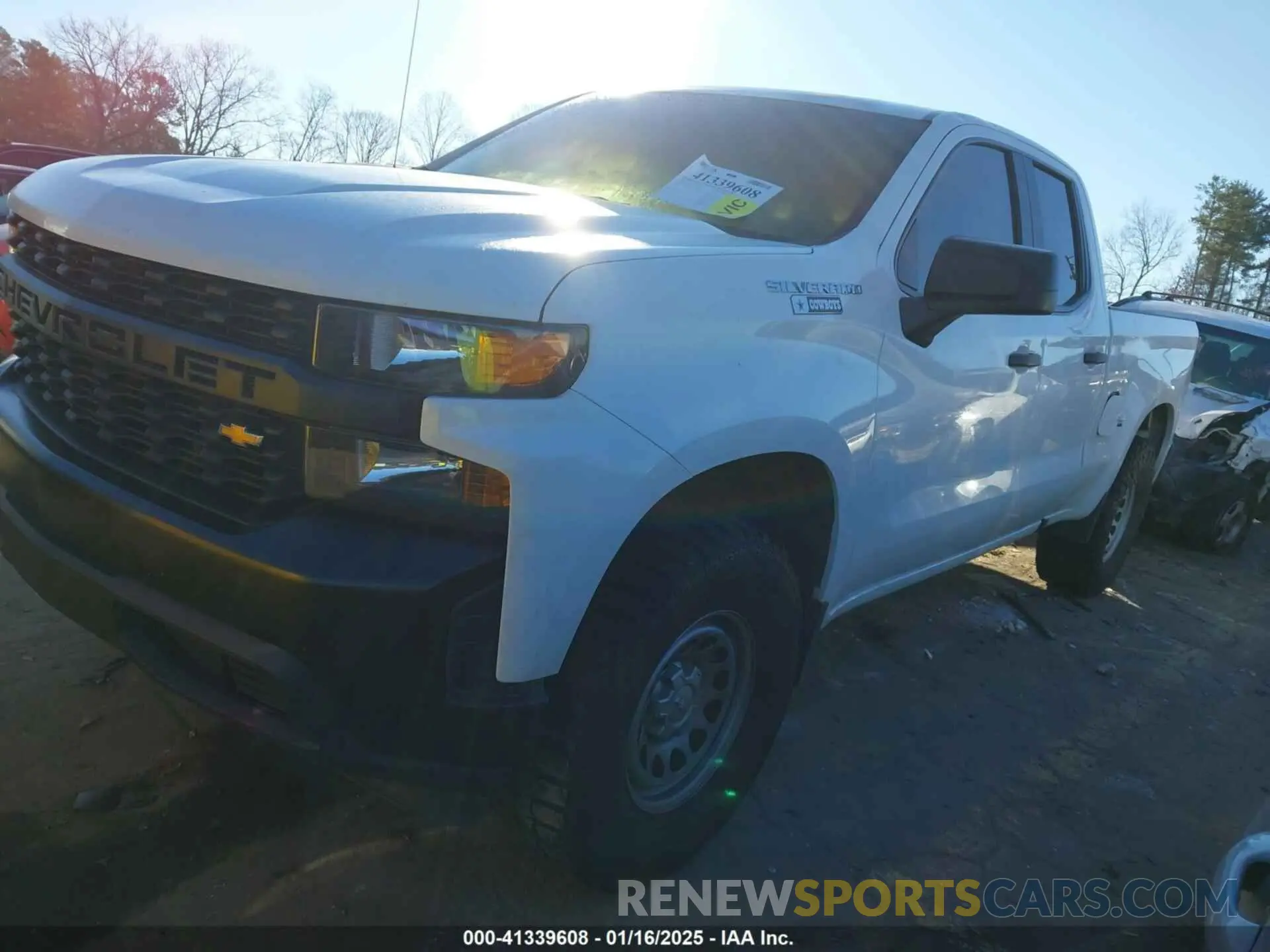 2 fotografías del automóvil dañado 1GCRWAEFXLZ321164 CHEVROLET SILVERADO 1500 2020
