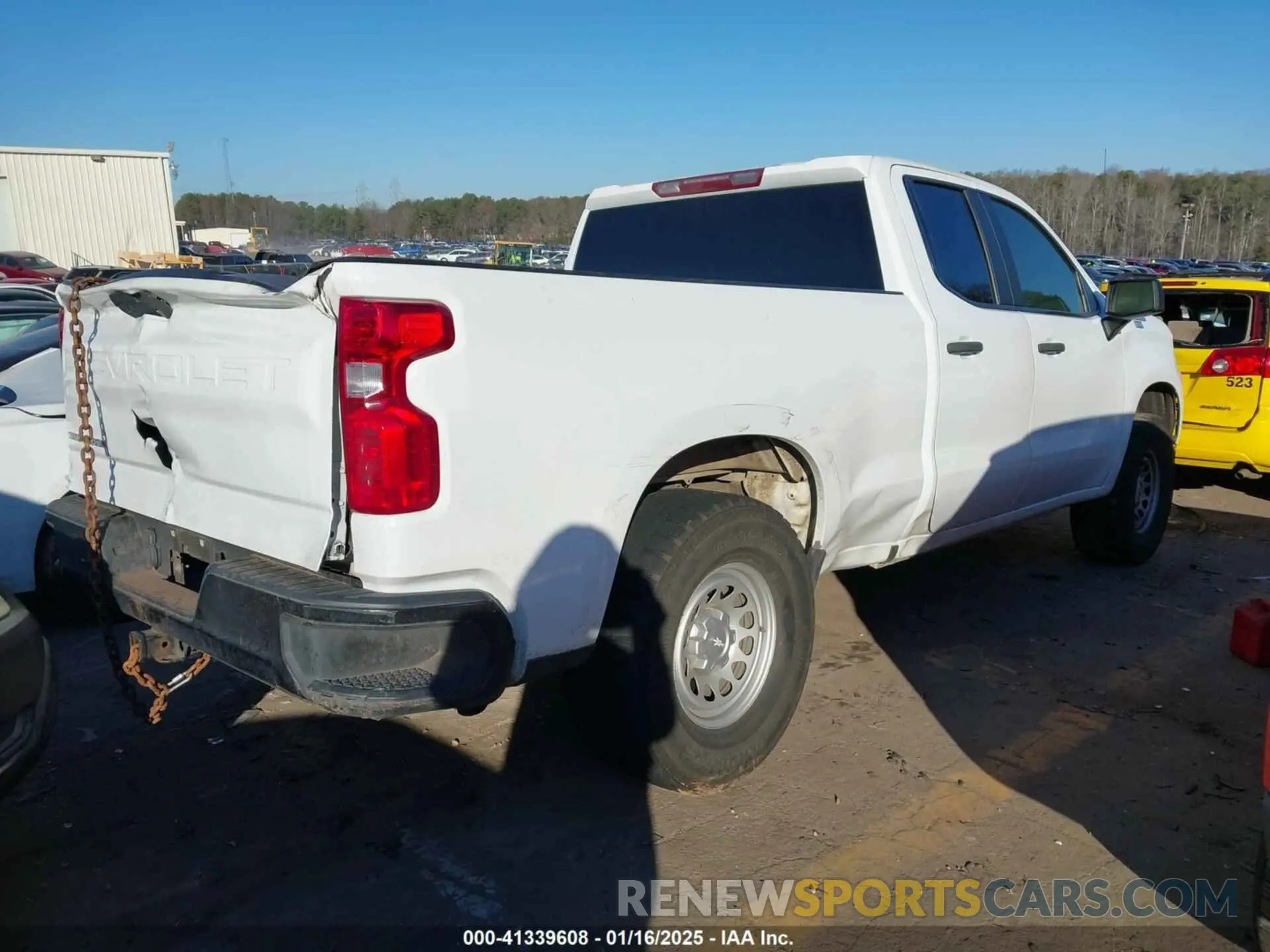 4 fotografías del automóvil dañado 1GCRWAEFXLZ321164 CHEVROLET SILVERADO 1500 2020