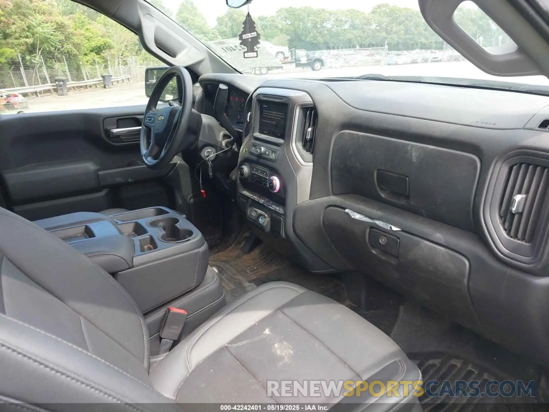 5 fotografías del automóvil dañado 1GCRWAEH2LZ348845 CHEVROLET SILVERADO 1500 2020