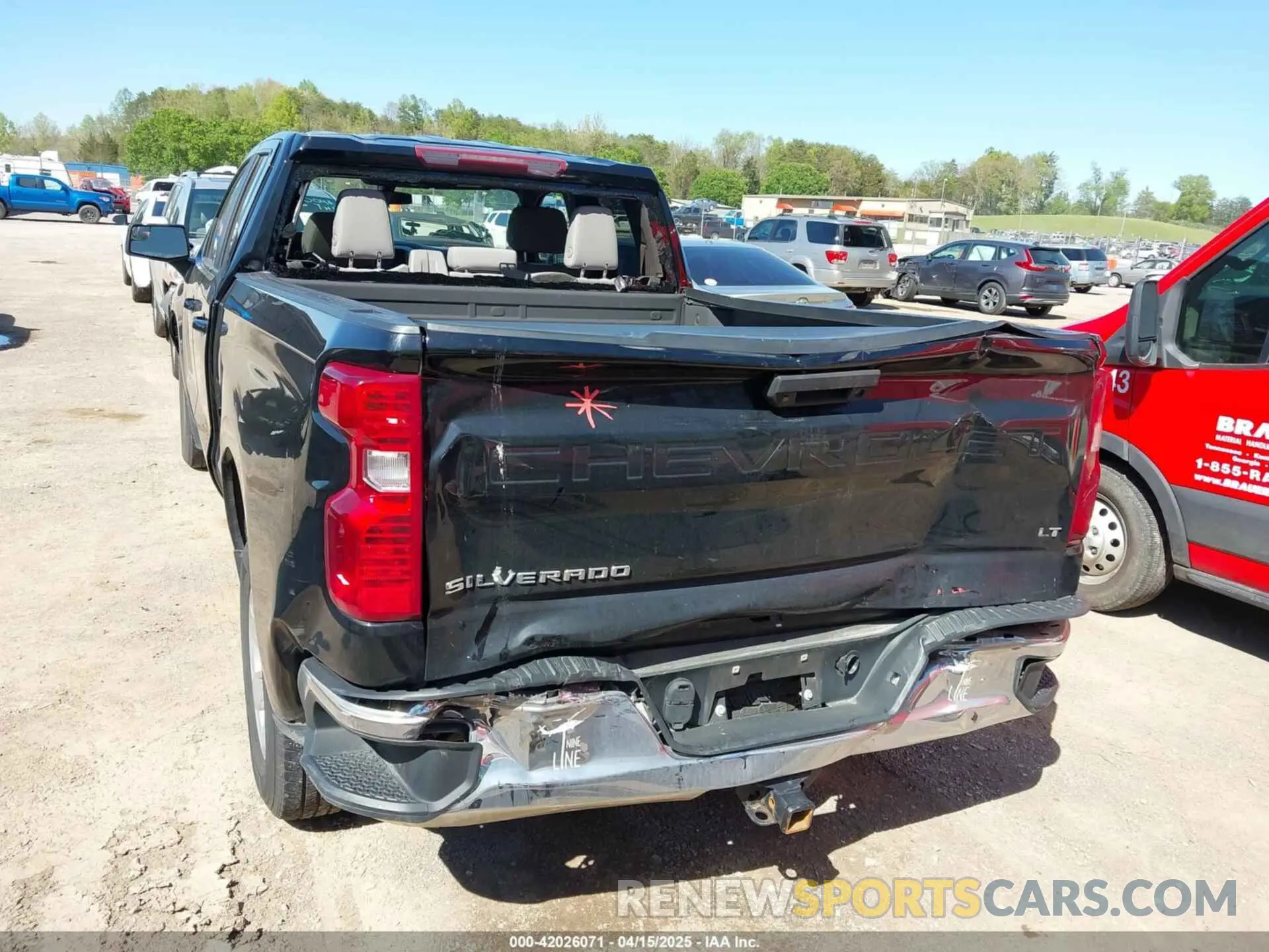 6 fotografías del automóvil dañado 1GCRWCEK4LZ132423 CHEVROLET SILVERADO 1500 2020