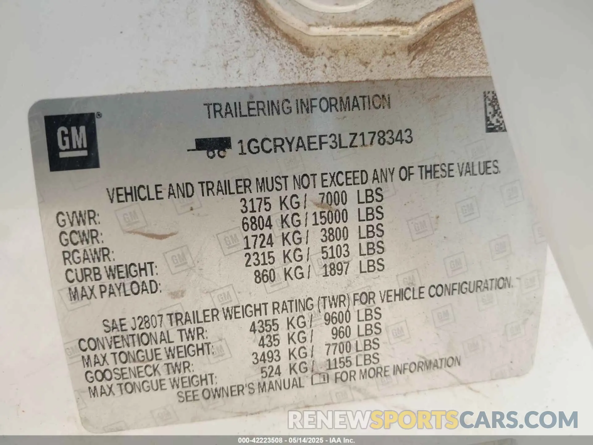 9 fotografías del automóvil dañado 1GCRYAEF3LZ178343 CHEVROLET SILVERADO 1500 2020