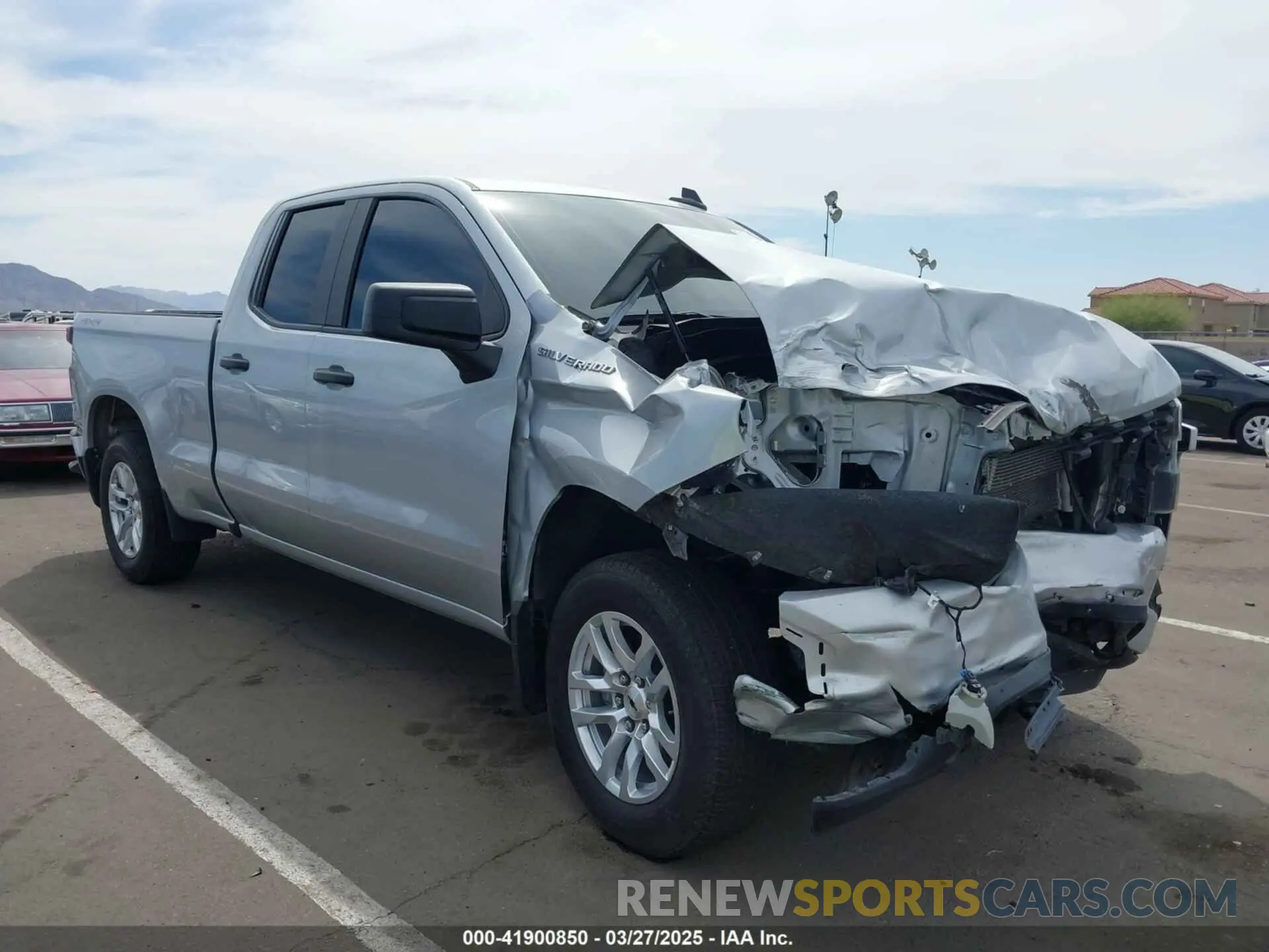 1 fotografías del automóvil dañado 1GCRYBEF2LZ299371 CHEVROLET SILVERADO 1500 2020