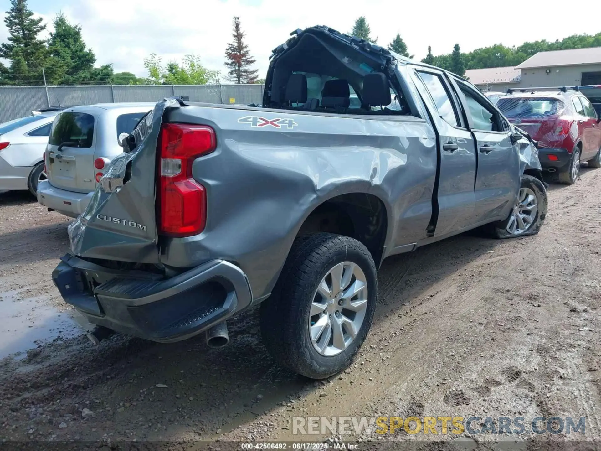 4 fotografías del automóvil dañado 1GCRYBEH2LZ274018 CHEVROLET SILVERADO 1500 2020