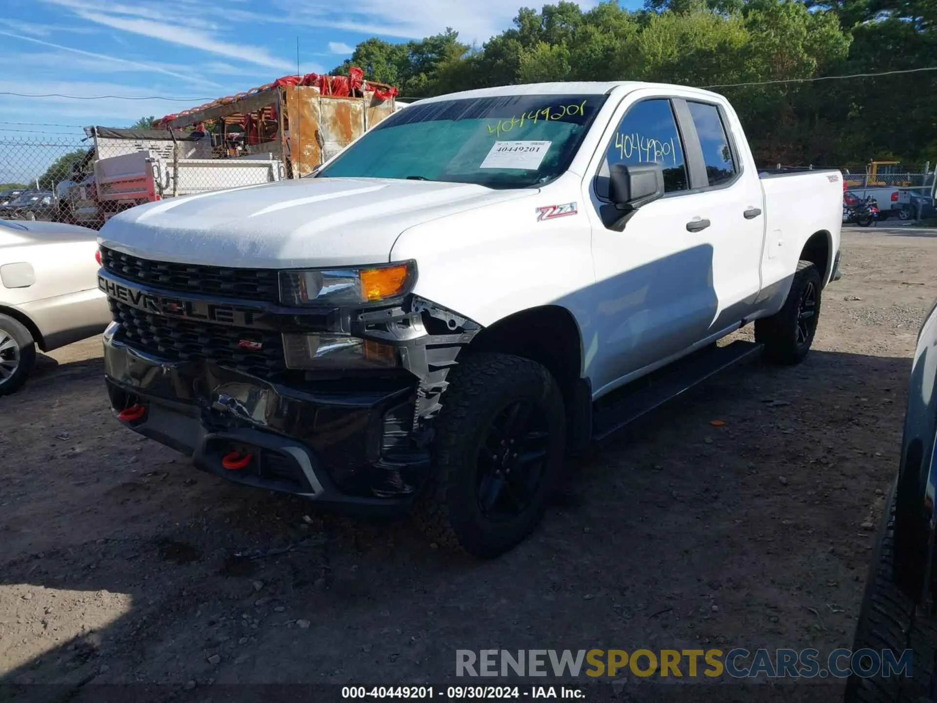 2 fotografías del automóvil dañado 1GCRYCEF2LZ237152 CHEVROLET SILVERADO 1500 2020