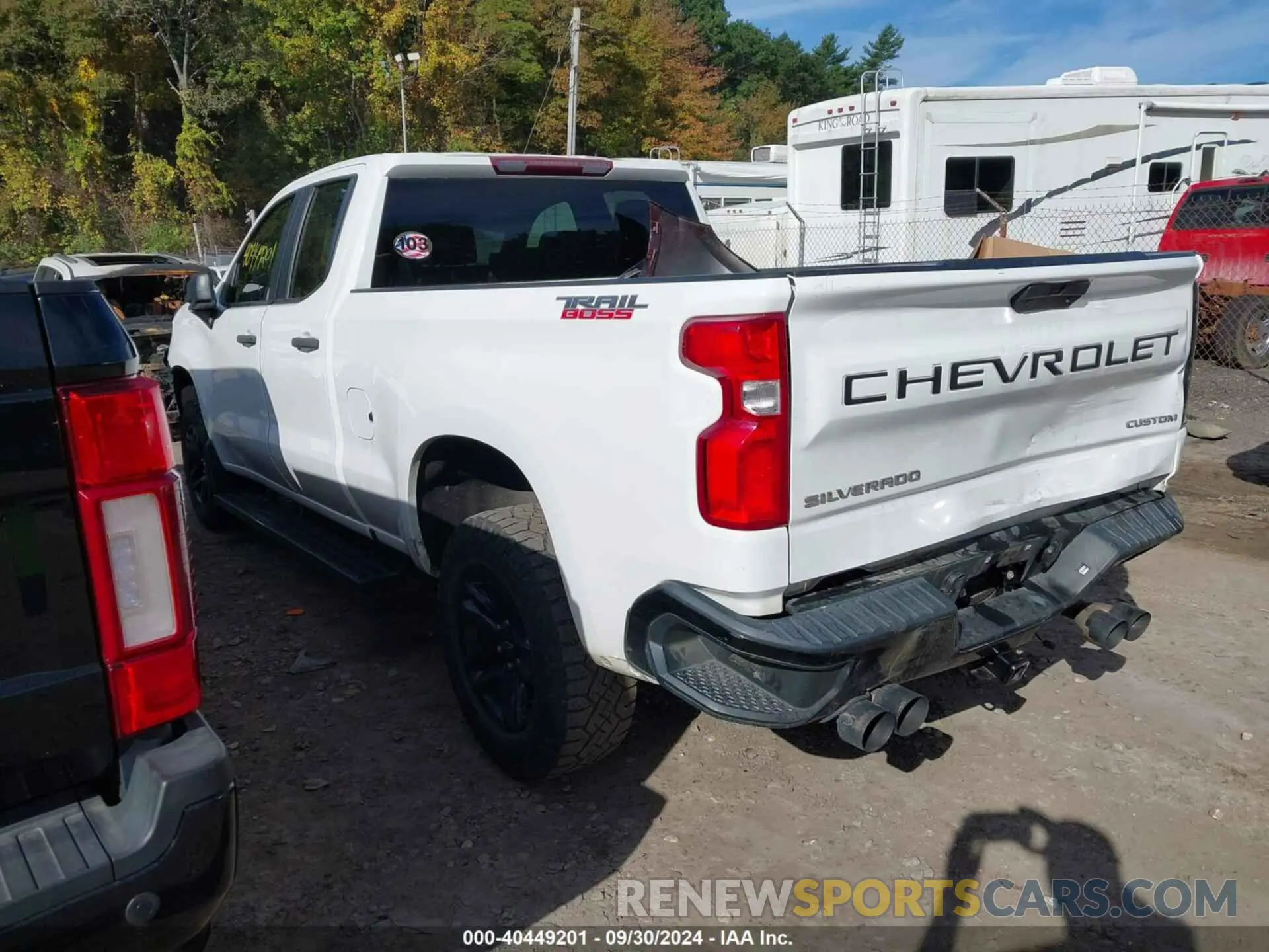 3 fotografías del automóvil dañado 1GCRYCEF2LZ237152 CHEVROLET SILVERADO 1500 2020
