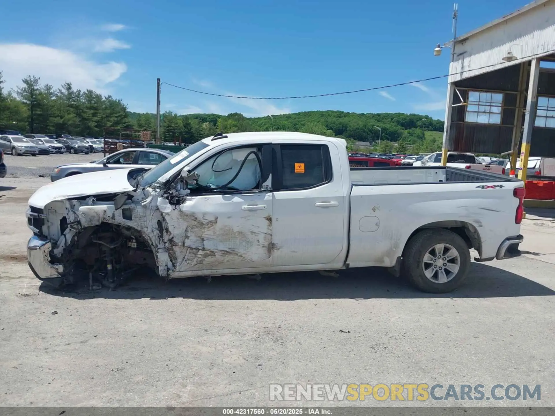 13 fotografías del automóvil dañado 1GCRYDED2LZ151165 CHEVROLET SILVERADO 1500 2020
