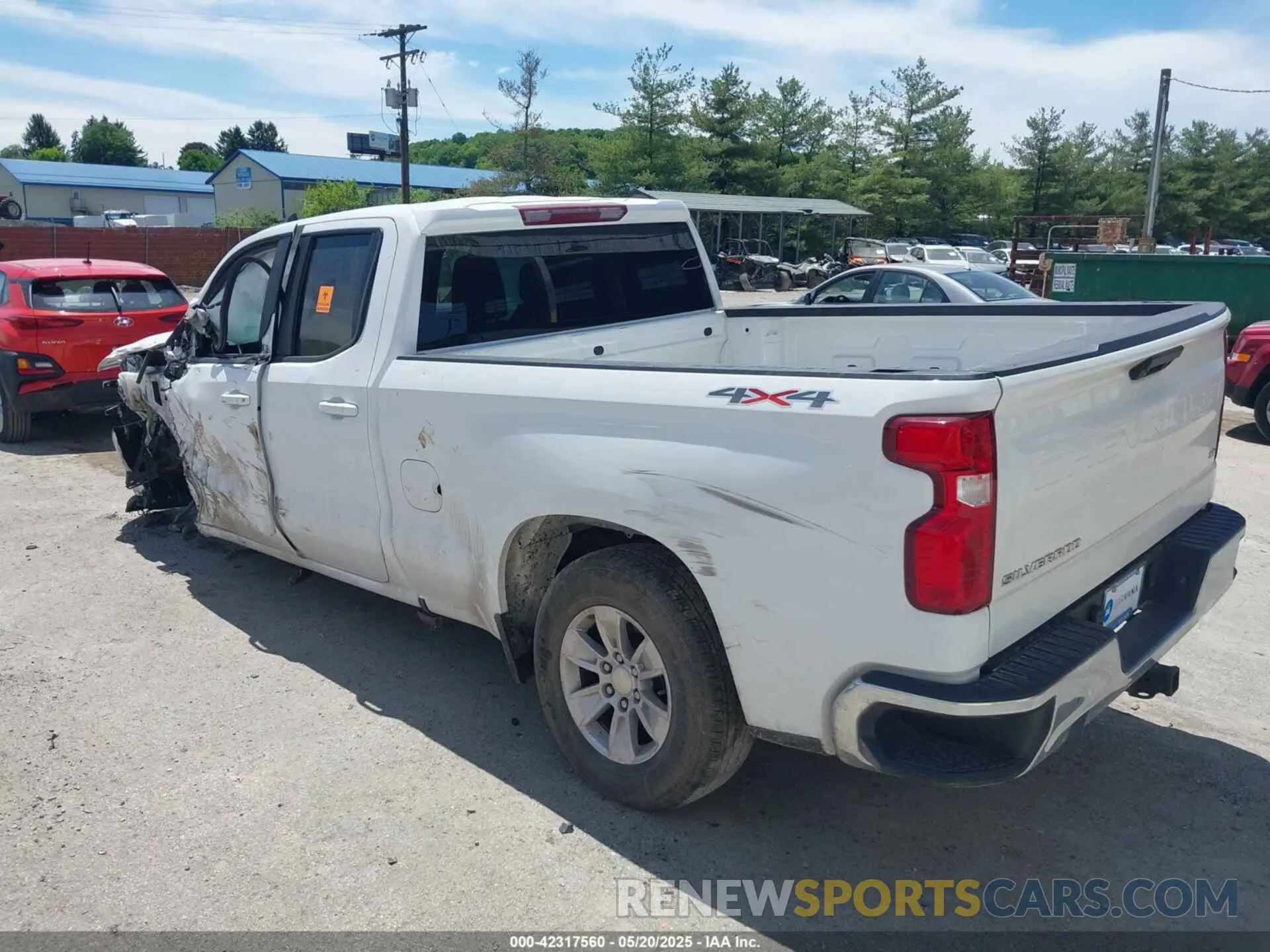 3 fotografías del automóvil dañado 1GCRYDED2LZ151165 CHEVROLET SILVERADO 1500 2020