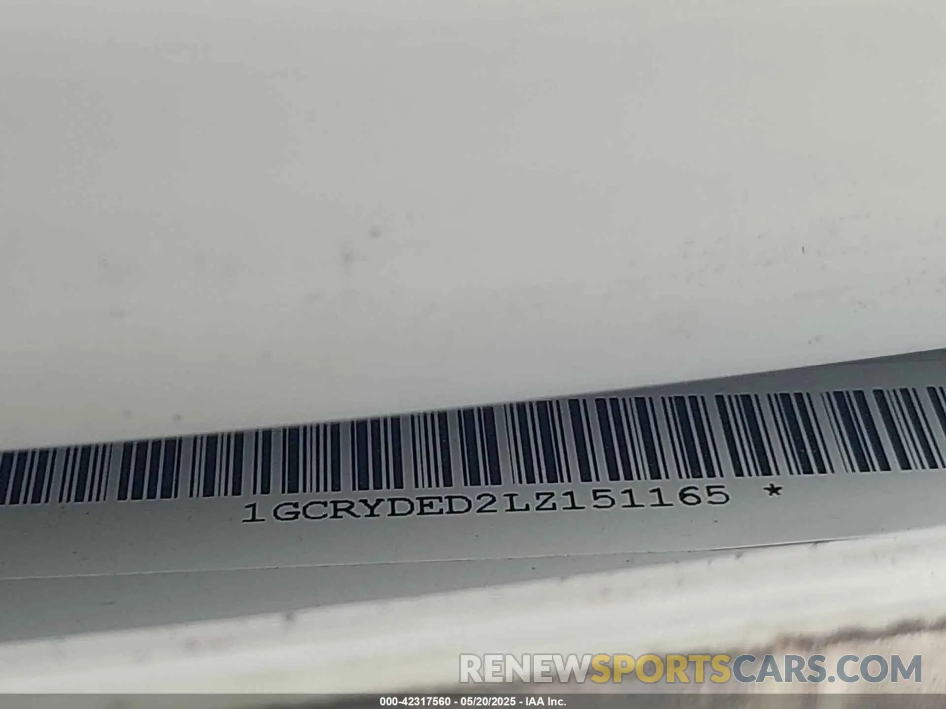 9 fotografías del automóvil dañado 1GCRYDED2LZ151165 CHEVROLET SILVERADO 1500 2020