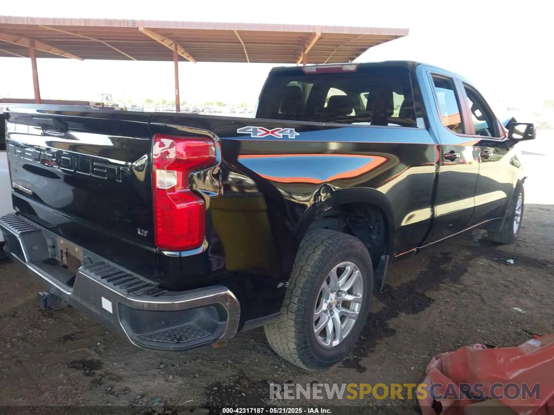 4 fotografías del automóvil dañado 1GCRYDED2LZ162800 CHEVROLET SILVERADO 1500 2020