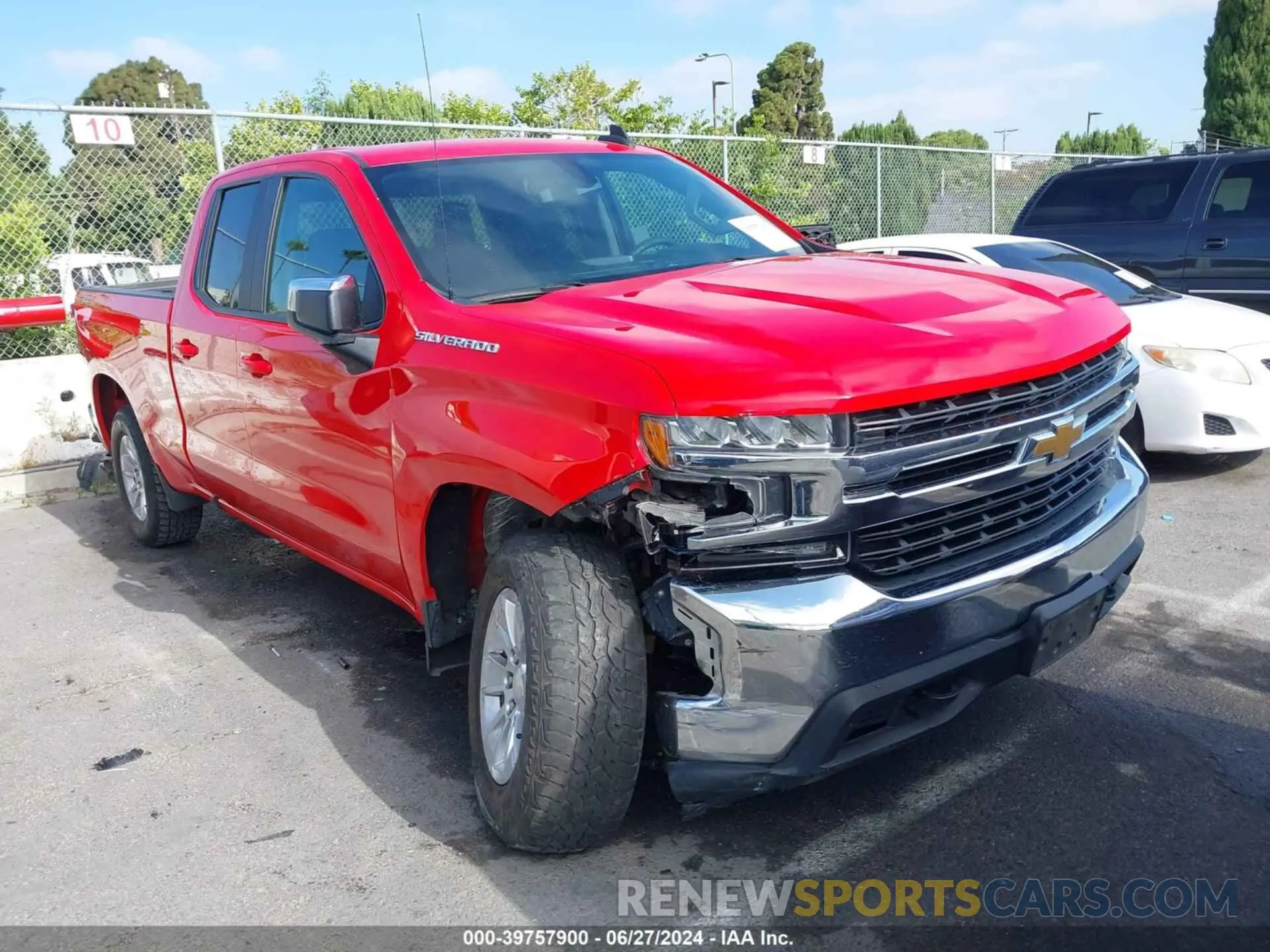 1 fotografías del automóvil dañado 1GCRYDED3LZ173515 CHEVROLET SILVERADO 1500 2020