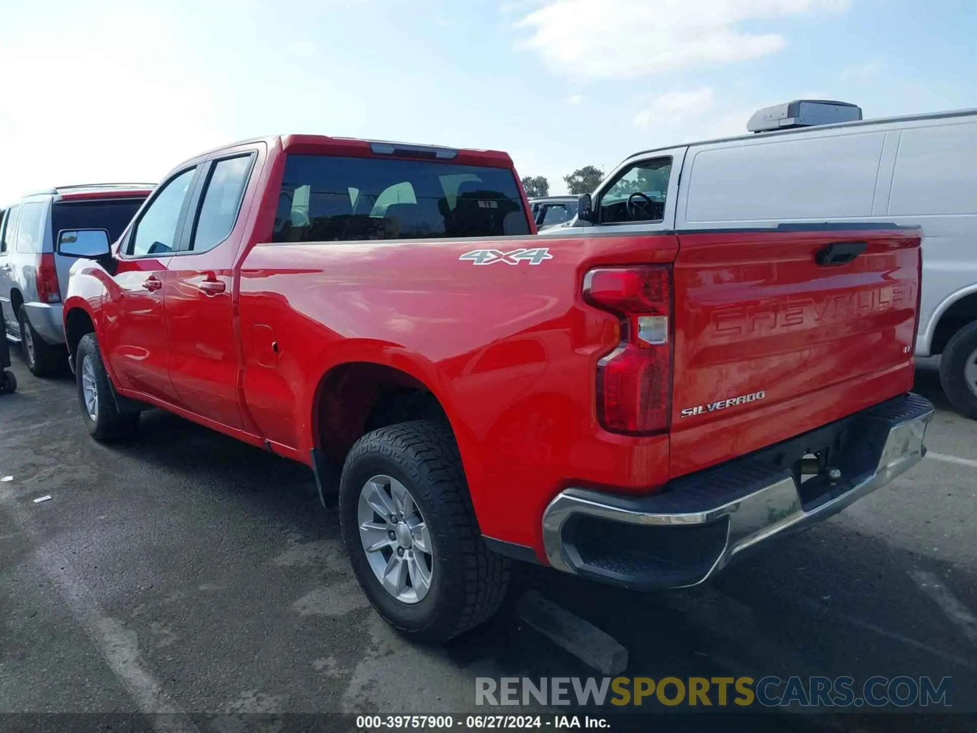3 fotografías del automóvil dañado 1GCRYDED3LZ173515 CHEVROLET SILVERADO 1500 2020