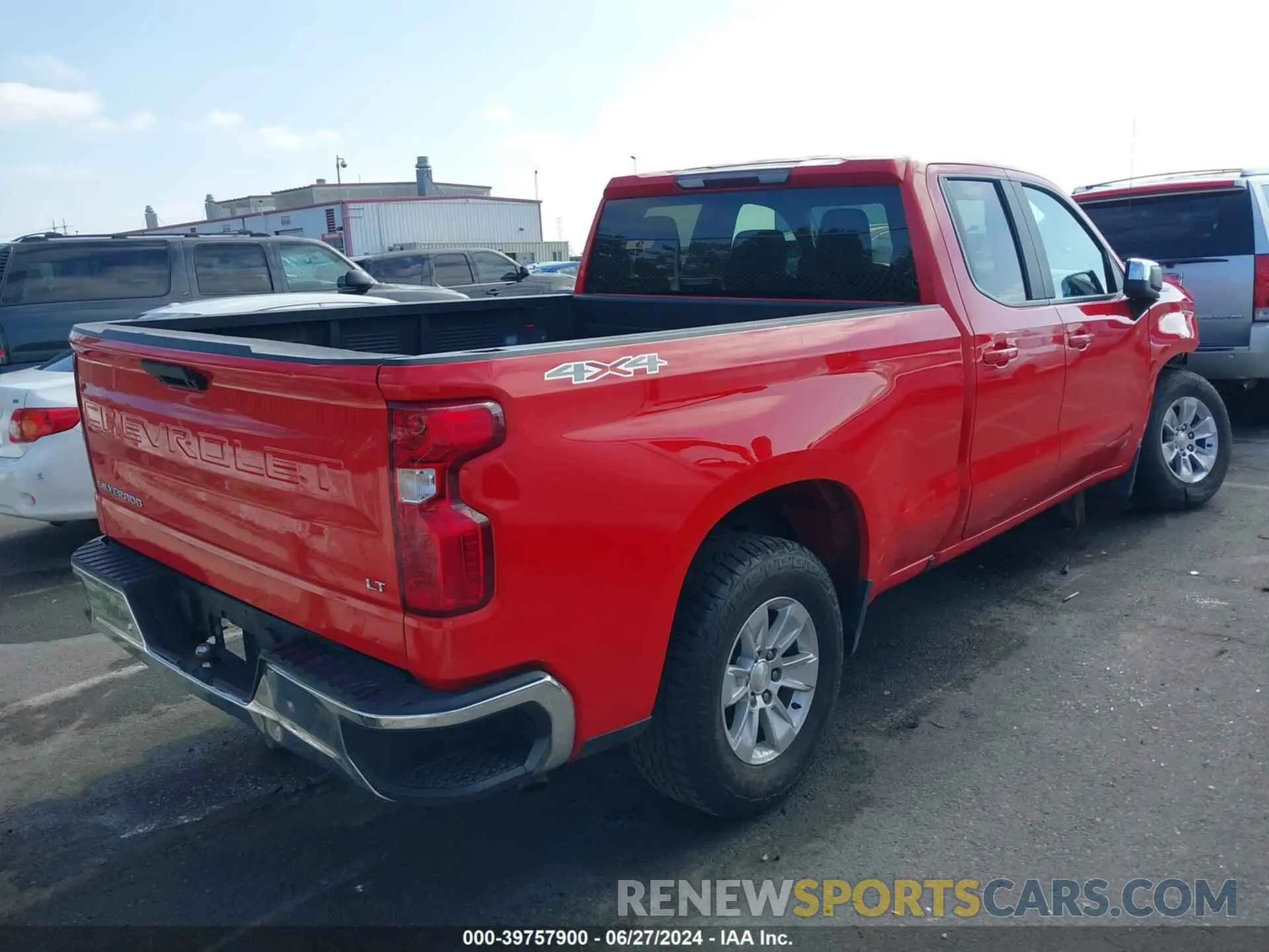 4 fotografías del automóvil dañado 1GCRYDED3LZ173515 CHEVROLET SILVERADO 1500 2020