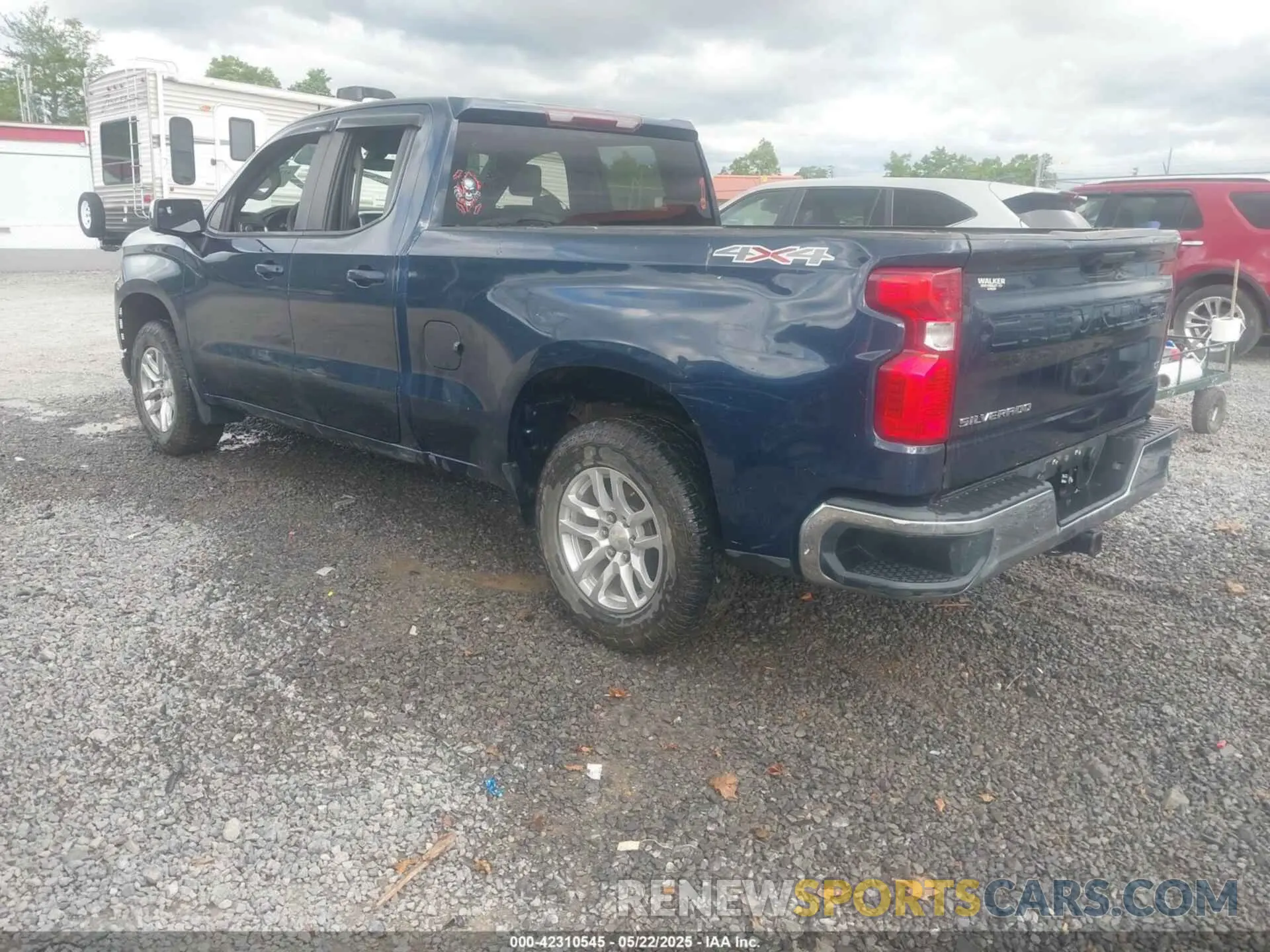3 fotografías del automóvil dañado 1GCRYDED4LZ141611 CHEVROLET SILVERADO 1500 2020