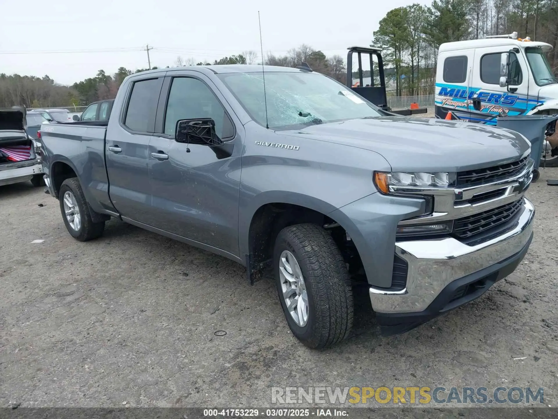 1 fotografías del automóvil dañado 1GCRYDED4LZ354719 CHEVROLET SILVERADO 1500 2020