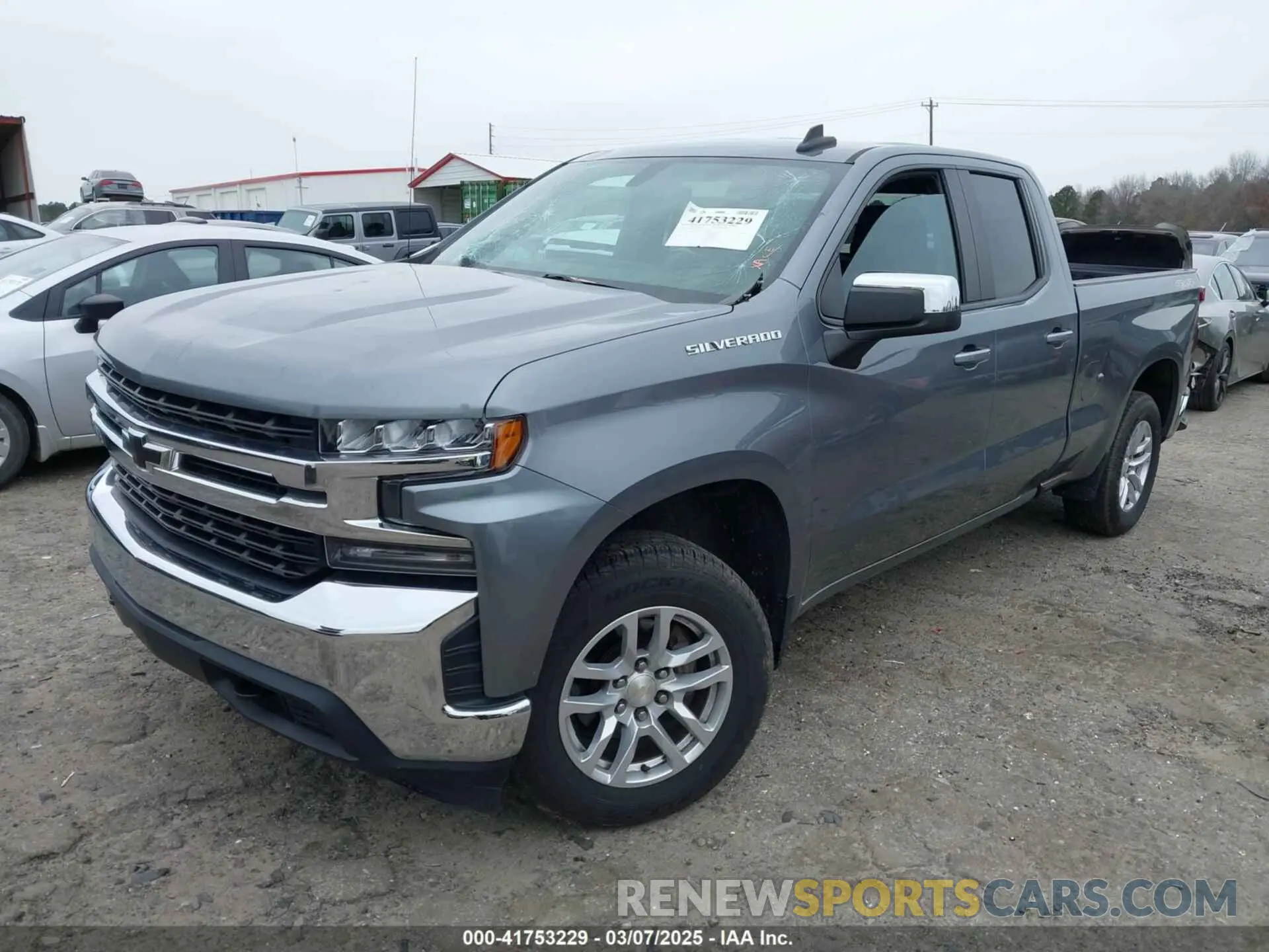 2 fotografías del automóvil dañado 1GCRYDED4LZ354719 CHEVROLET SILVERADO 1500 2020