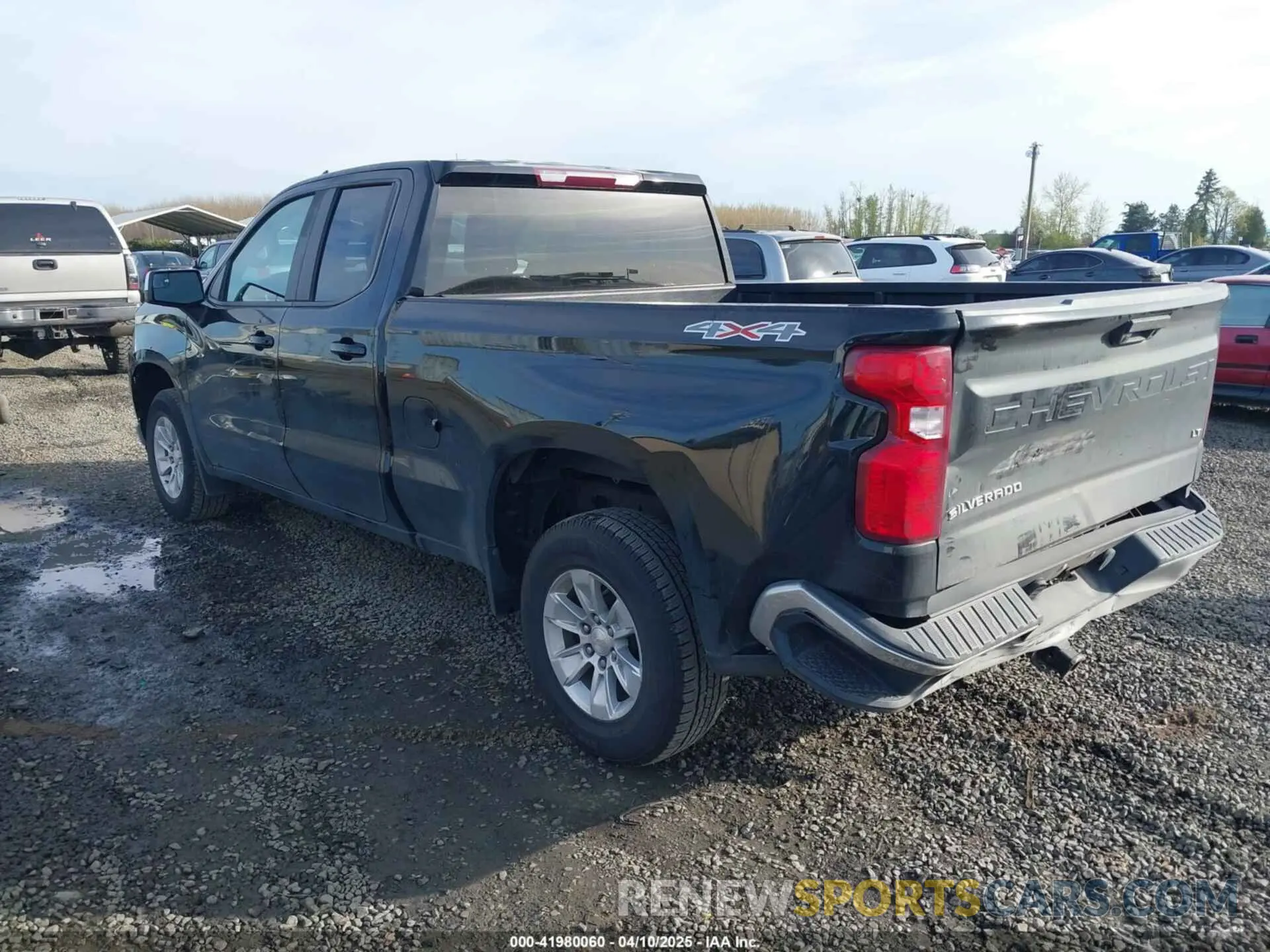 3 fotografías del automóvil dañado 1GCRYDED5LZ168445 CHEVROLET SILVERADO 1500 2020