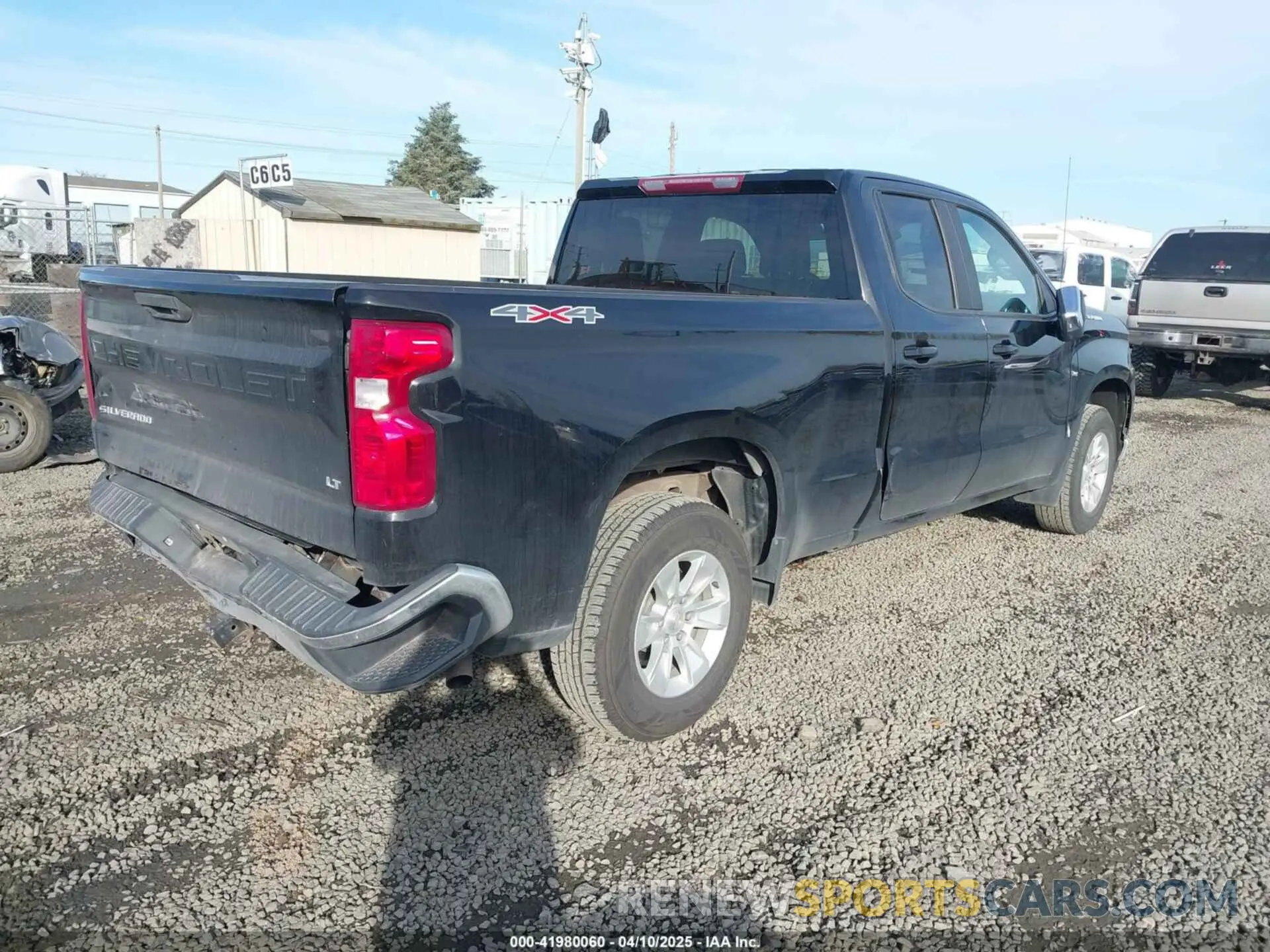 4 fotografías del automóvil dañado 1GCRYDED5LZ168445 CHEVROLET SILVERADO 1500 2020