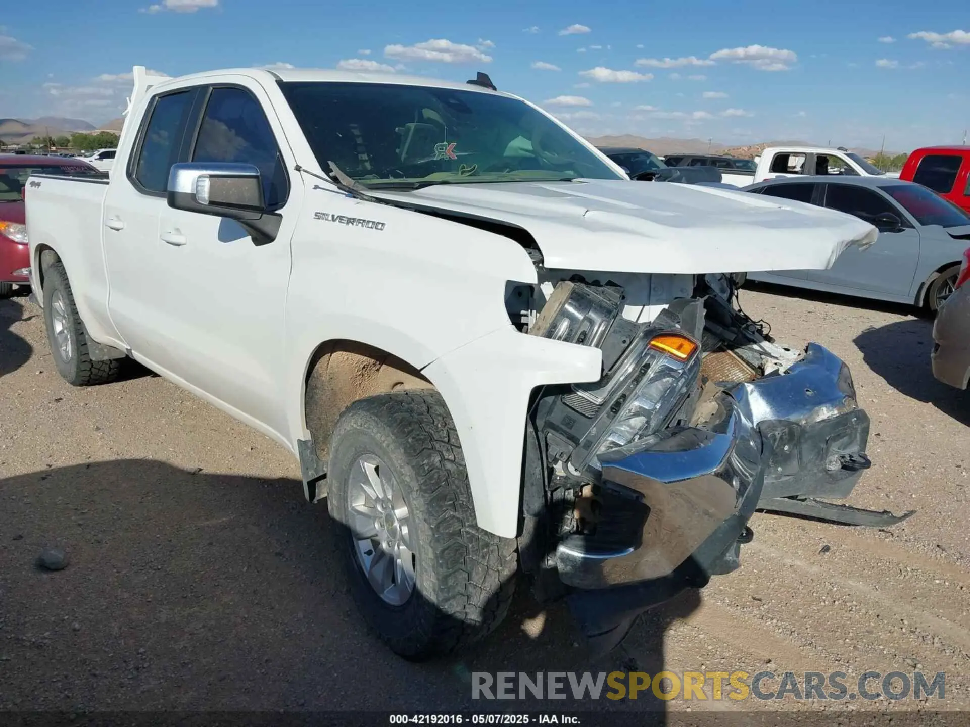 1 fotografías del automóvil dañado 1GCRYDED7LZ159245 CHEVROLET SILVERADO 1500 2020