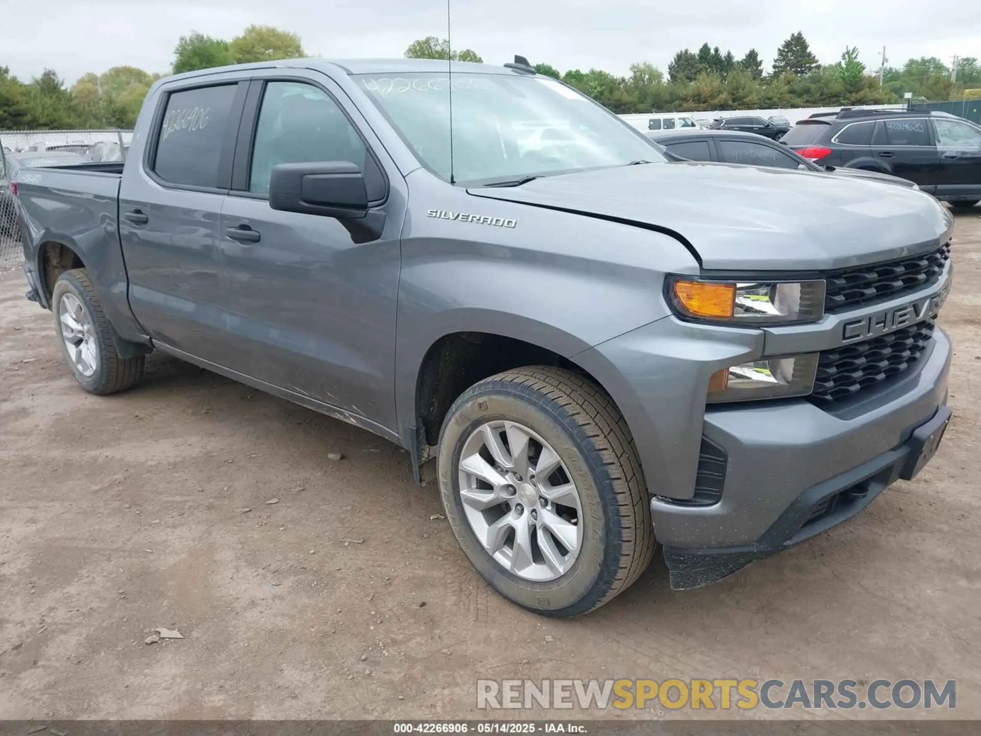 1 fotografías del automóvil dañado 1GCUYBEF8LZ201826 CHEVROLET SILVERADO 1500 2020