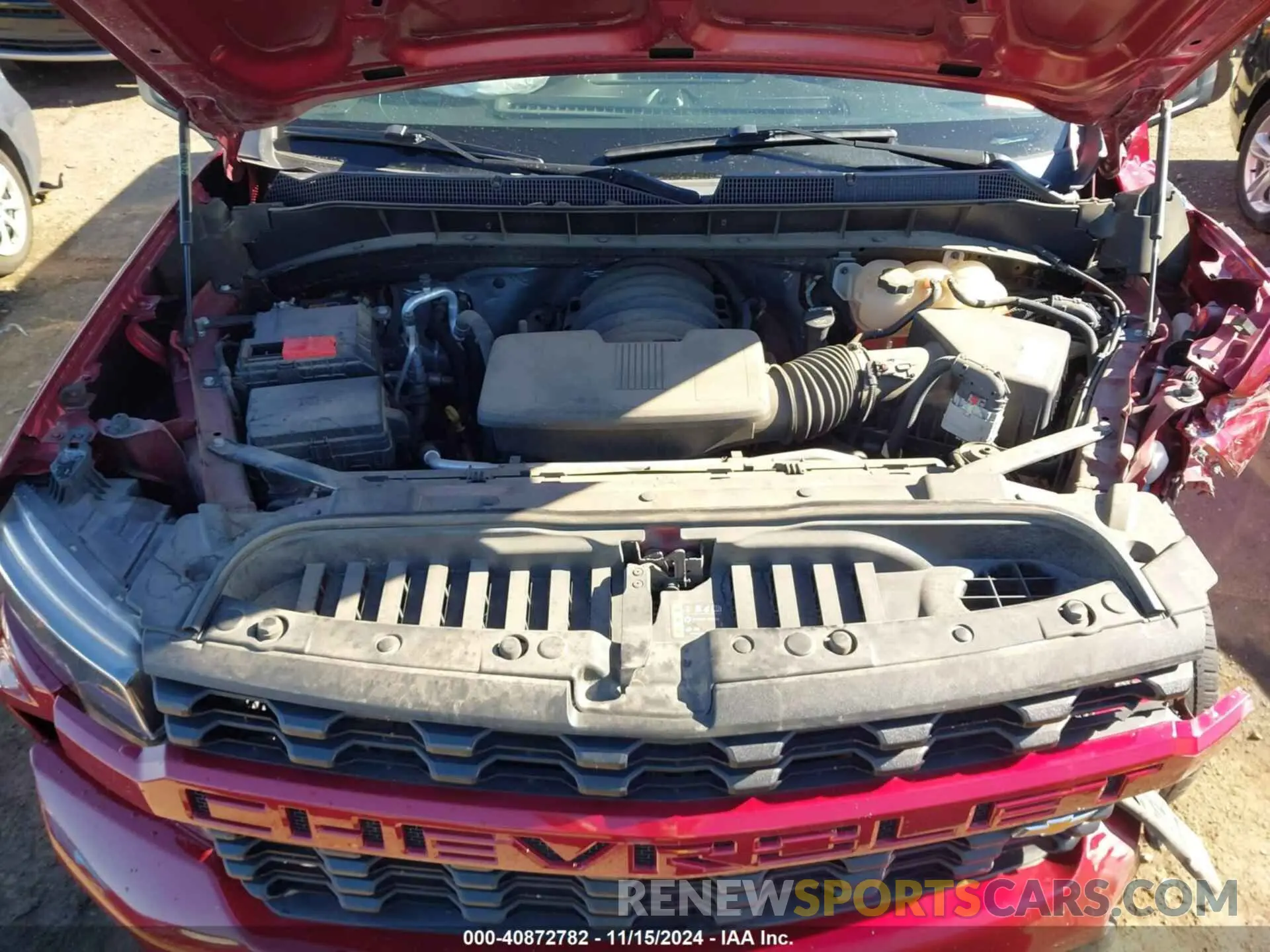 10 fotografías del automóvil dañado 1GCUYBEFXLZ305217 CHEVROLET SILVERADO 1500 2020