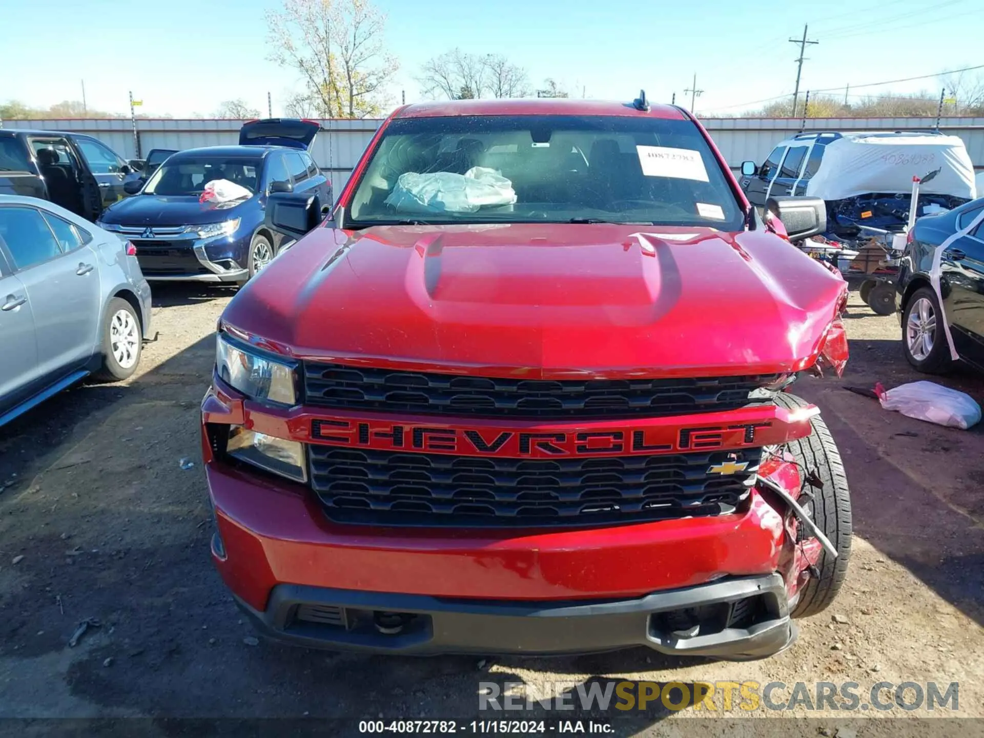 12 fotografías del automóvil dañado 1GCUYBEFXLZ305217 CHEVROLET SILVERADO 1500 2020