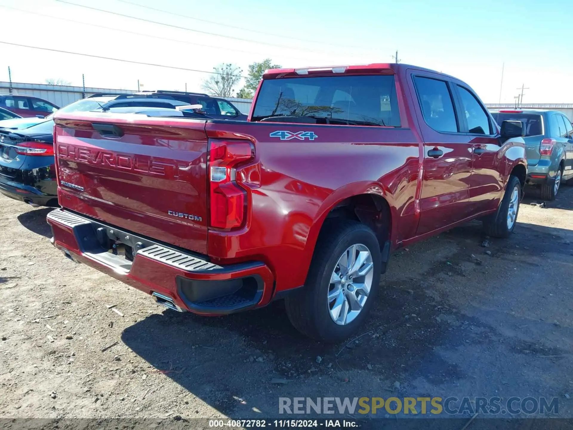 4 fotografías del automóvil dañado 1GCUYBEFXLZ305217 CHEVROLET SILVERADO 1500 2020