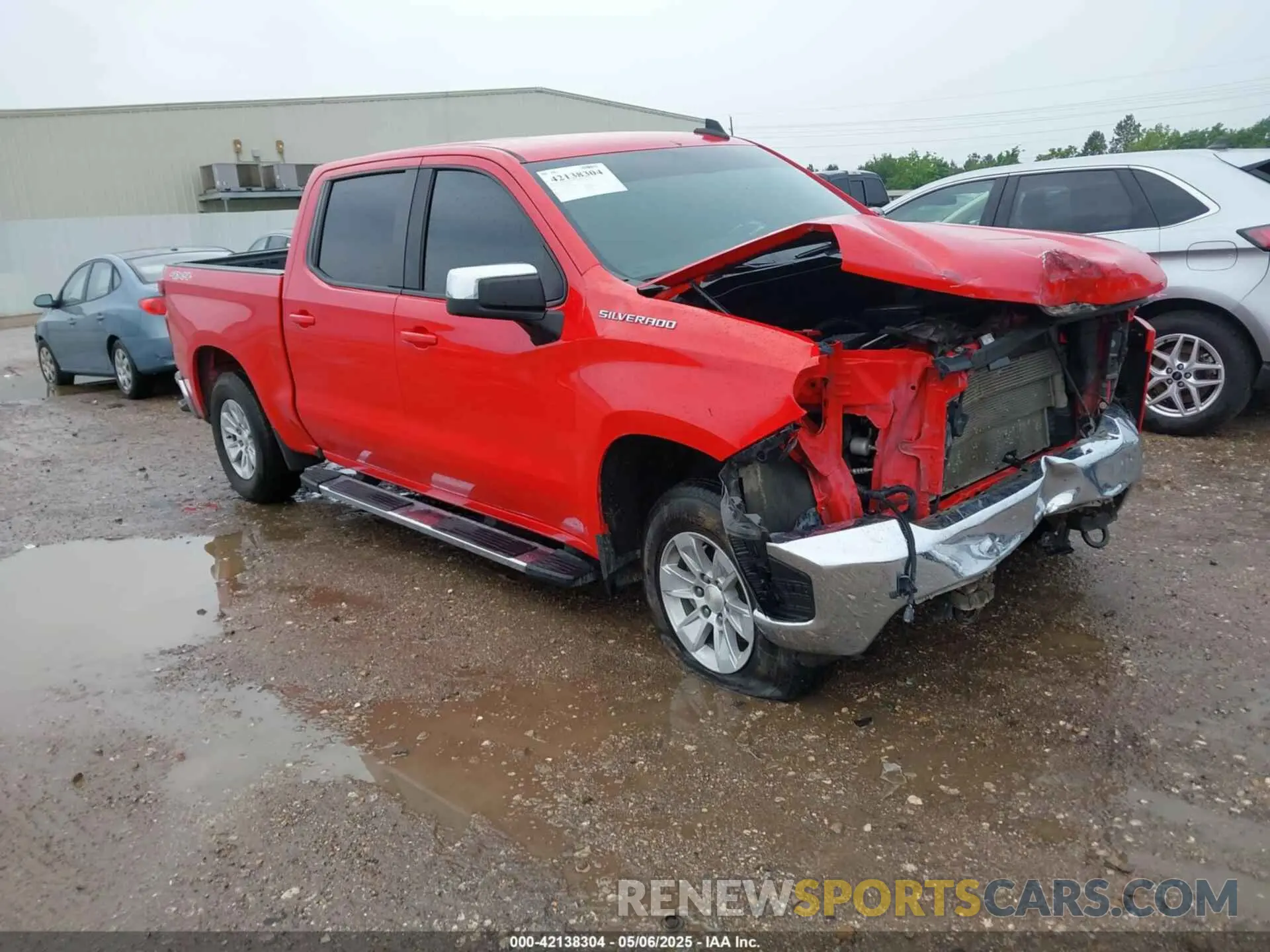 1 fotografías del automóvil dañado 1GCUYDED5LZ230954 CHEVROLET SILVERADO 1500 2020