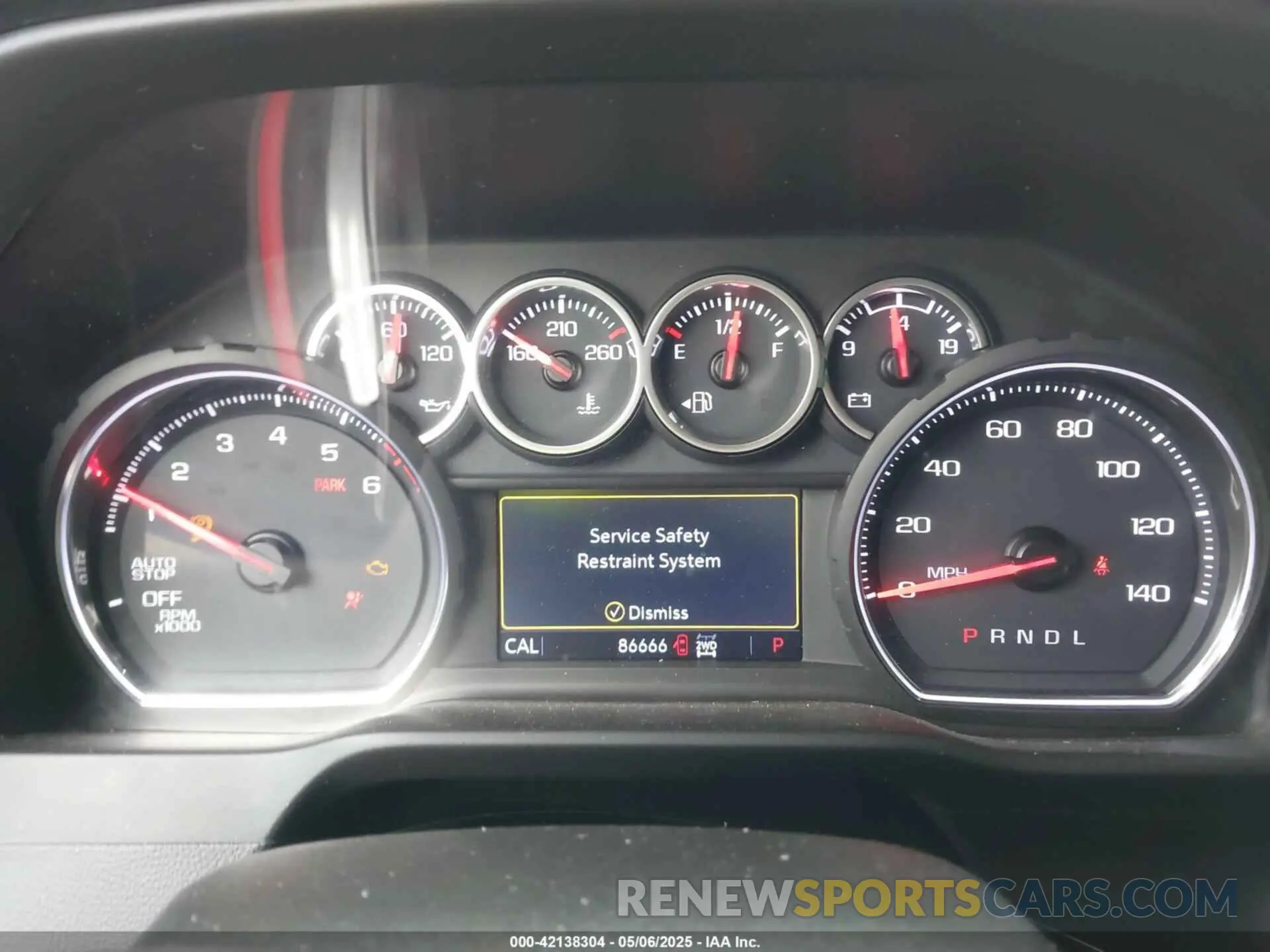 7 fotografías del automóvil dañado 1GCUYDED5LZ230954 CHEVROLET SILVERADO 1500 2020