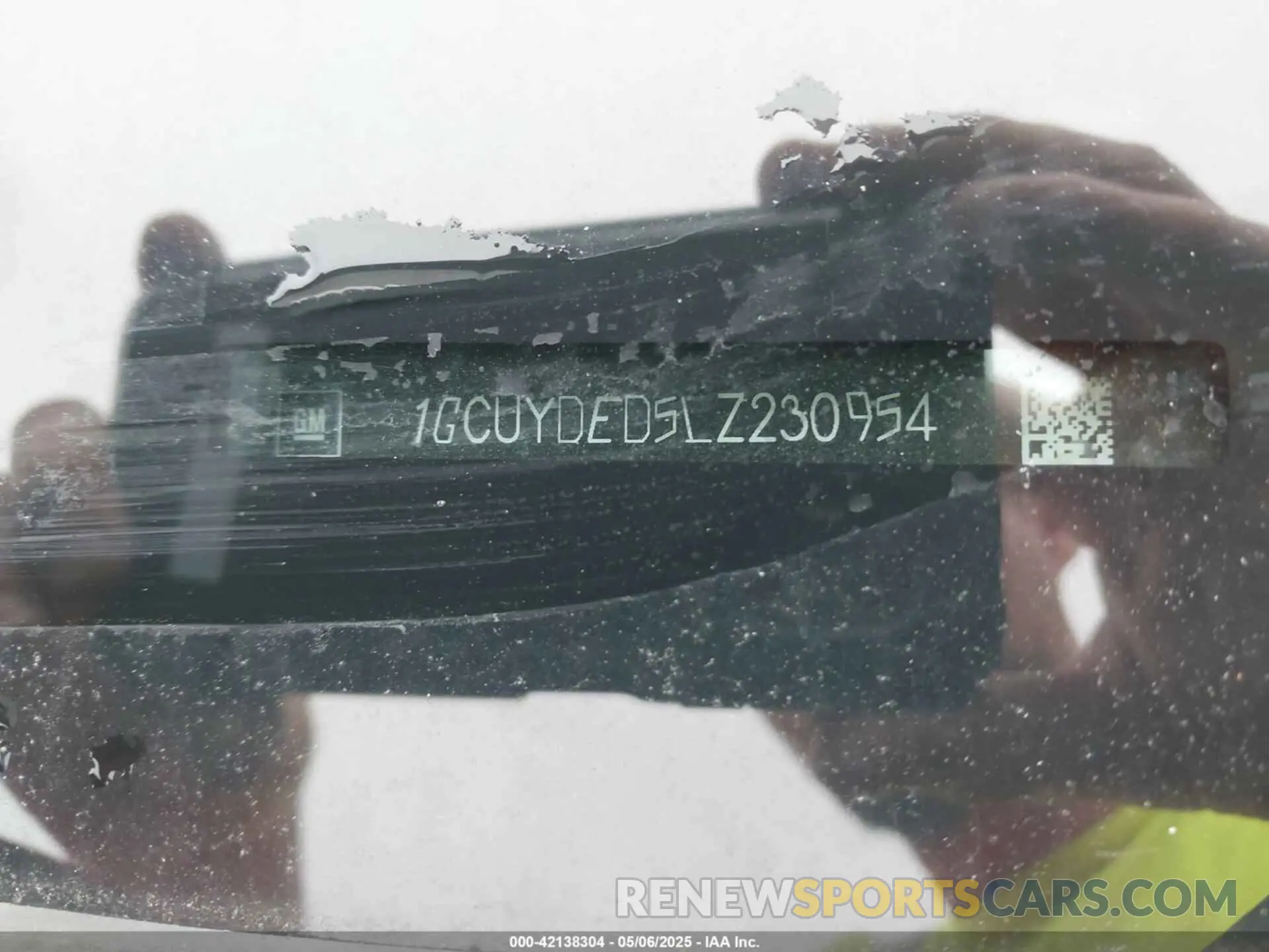 9 fotografías del automóvil dañado 1GCUYDED5LZ230954 CHEVROLET SILVERADO 1500 2020