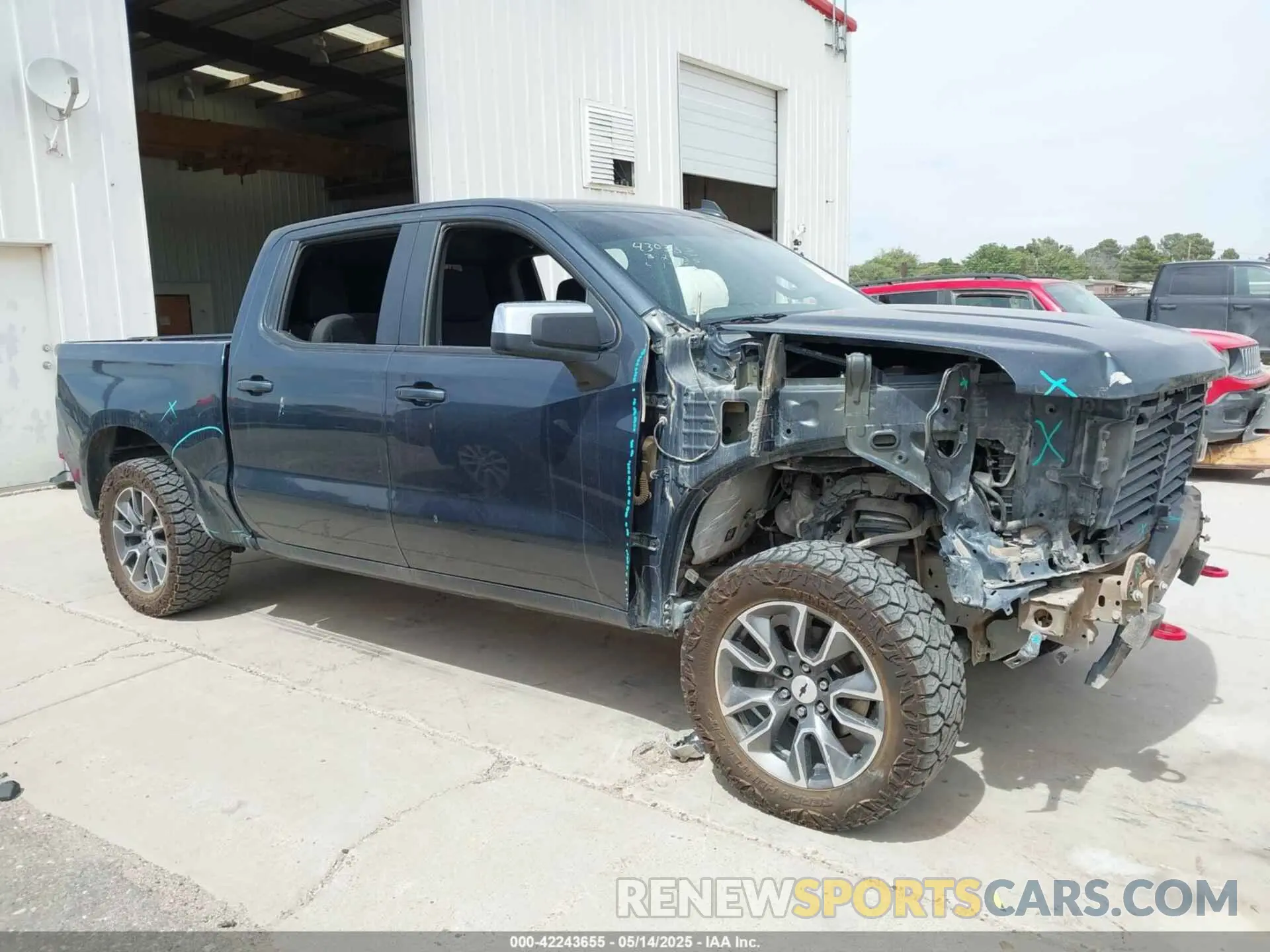 13 fotografías del automóvil dañado 1GCUYDEDXLZ225748 CHEVROLET SILVERADO 1500 2020