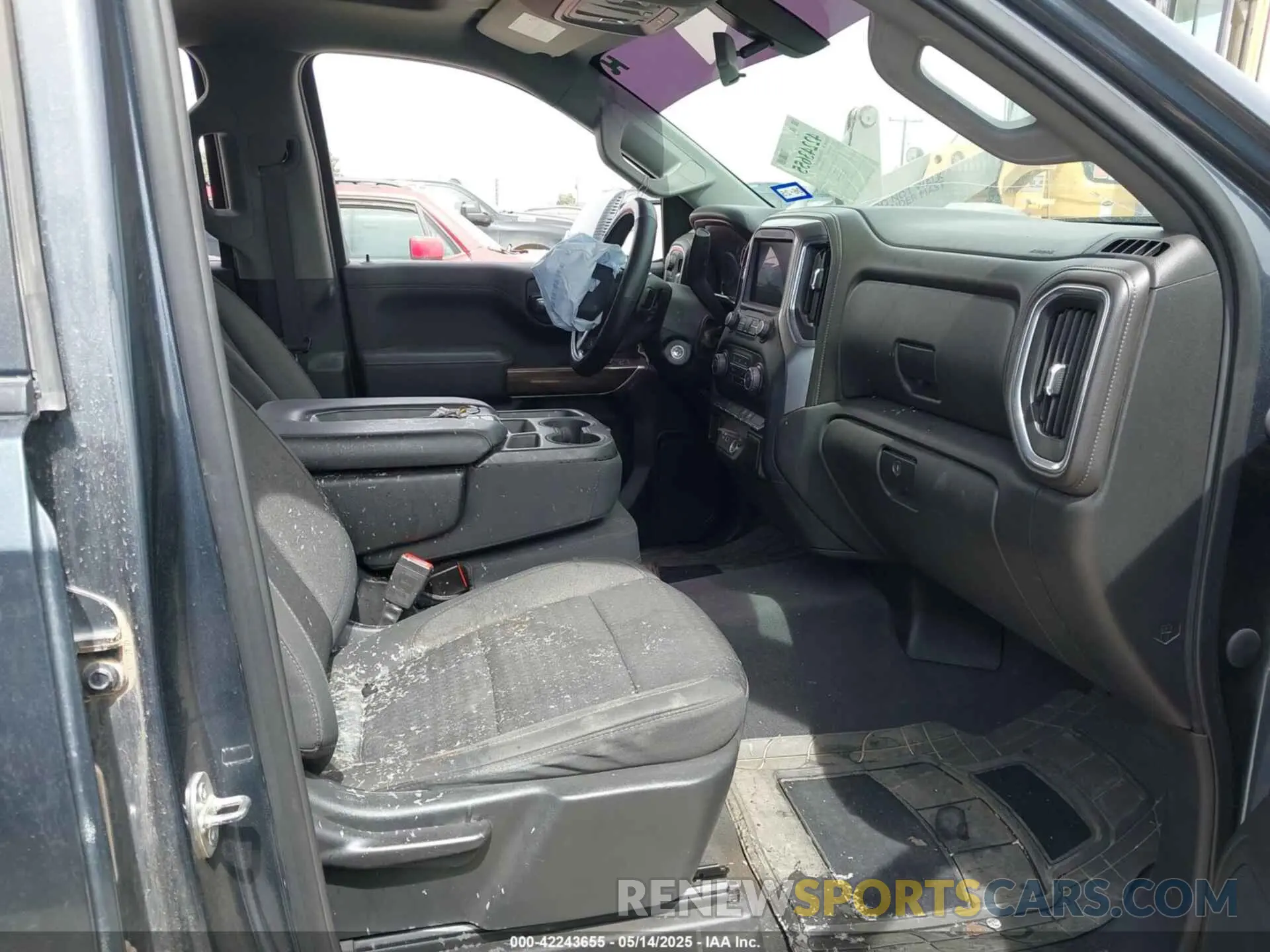 5 fotografías del automóvil dañado 1GCUYDEDXLZ225748 CHEVROLET SILVERADO 1500 2020