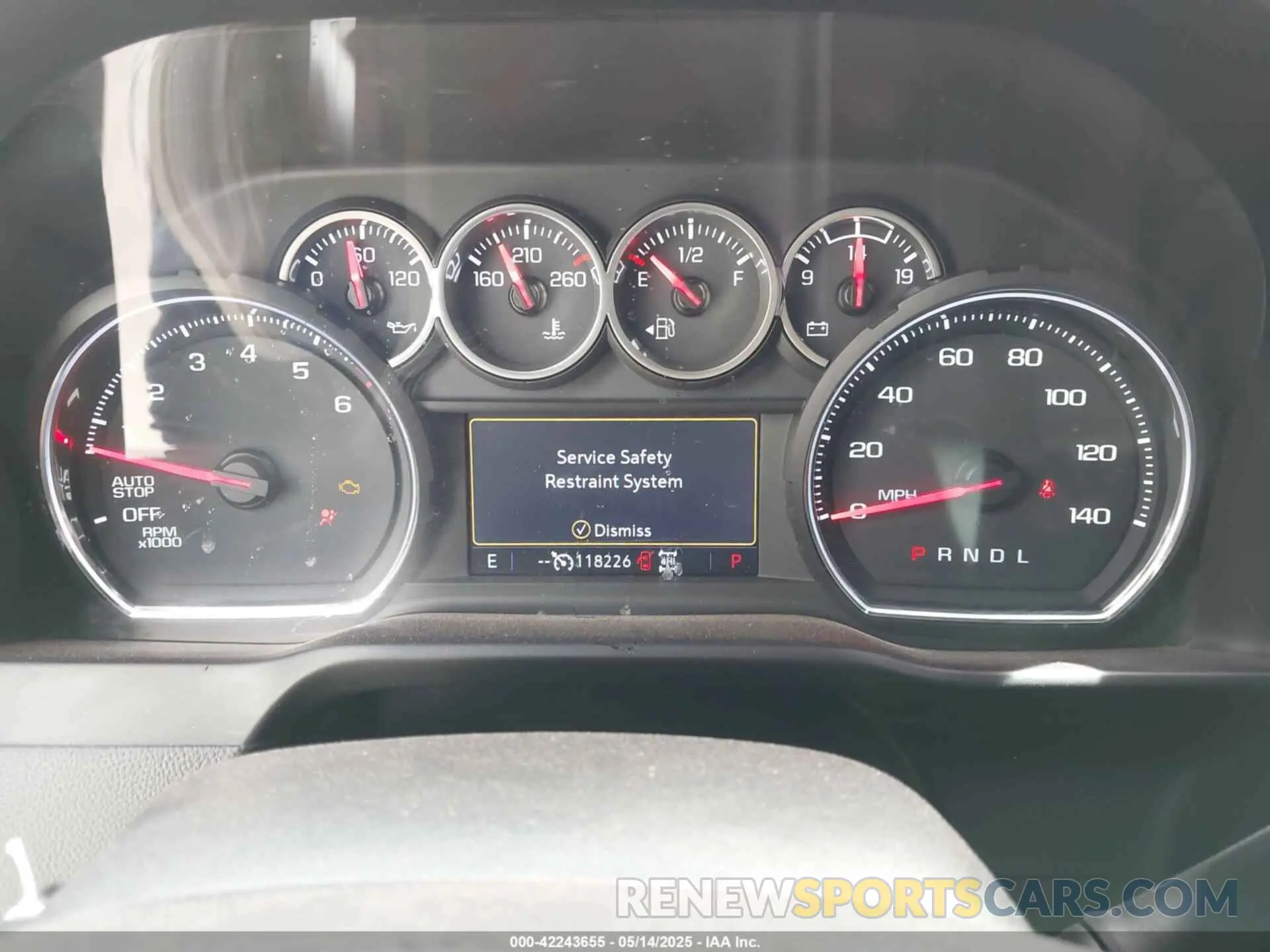 7 fotografías del automóvil dañado 1GCUYDEDXLZ225748 CHEVROLET SILVERADO 1500 2020