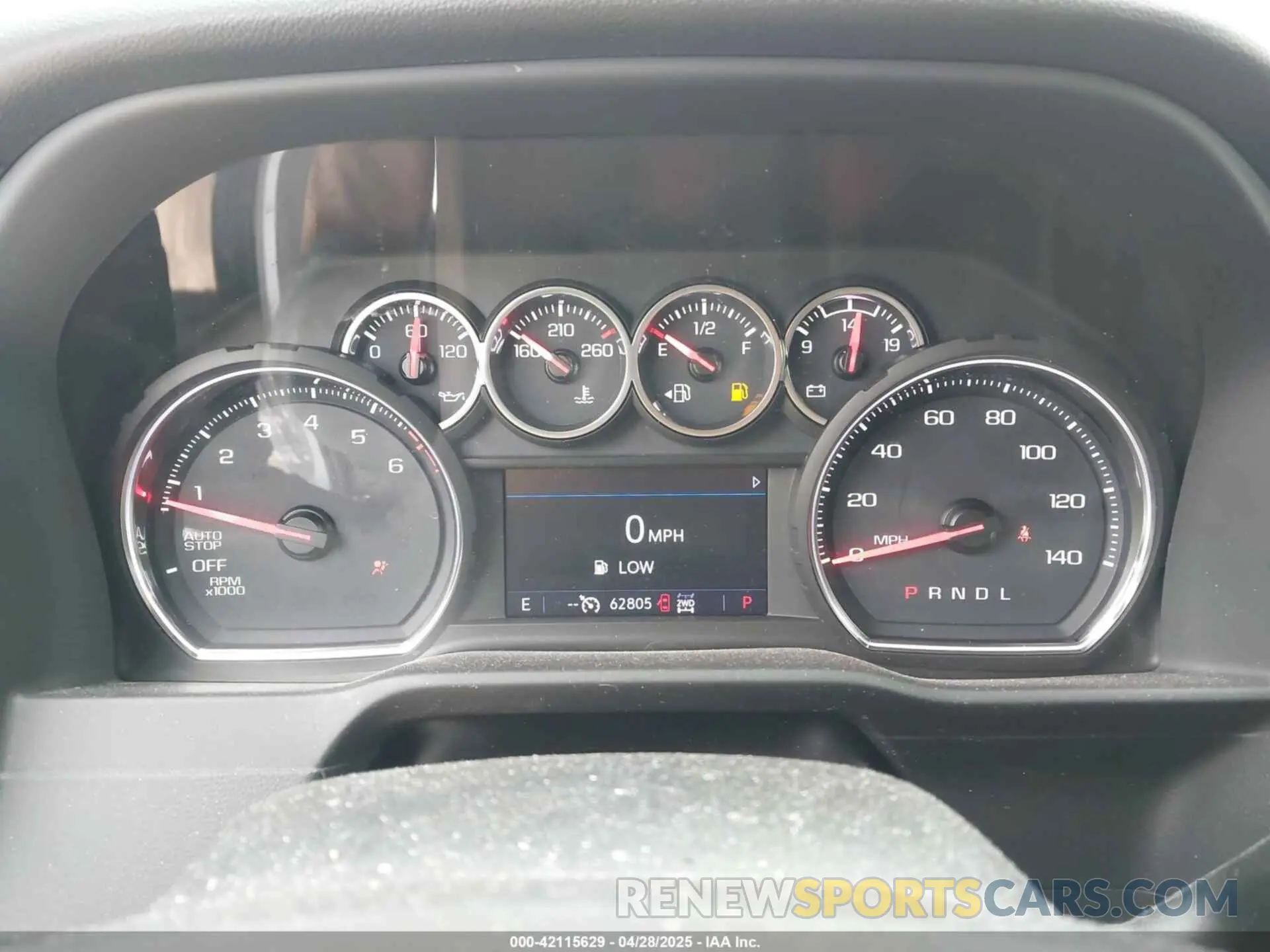 7 fotografías del automóvil dañado 1GCUYEED3LZ215133 CHEVROLET SILVERADO 1500 2020
