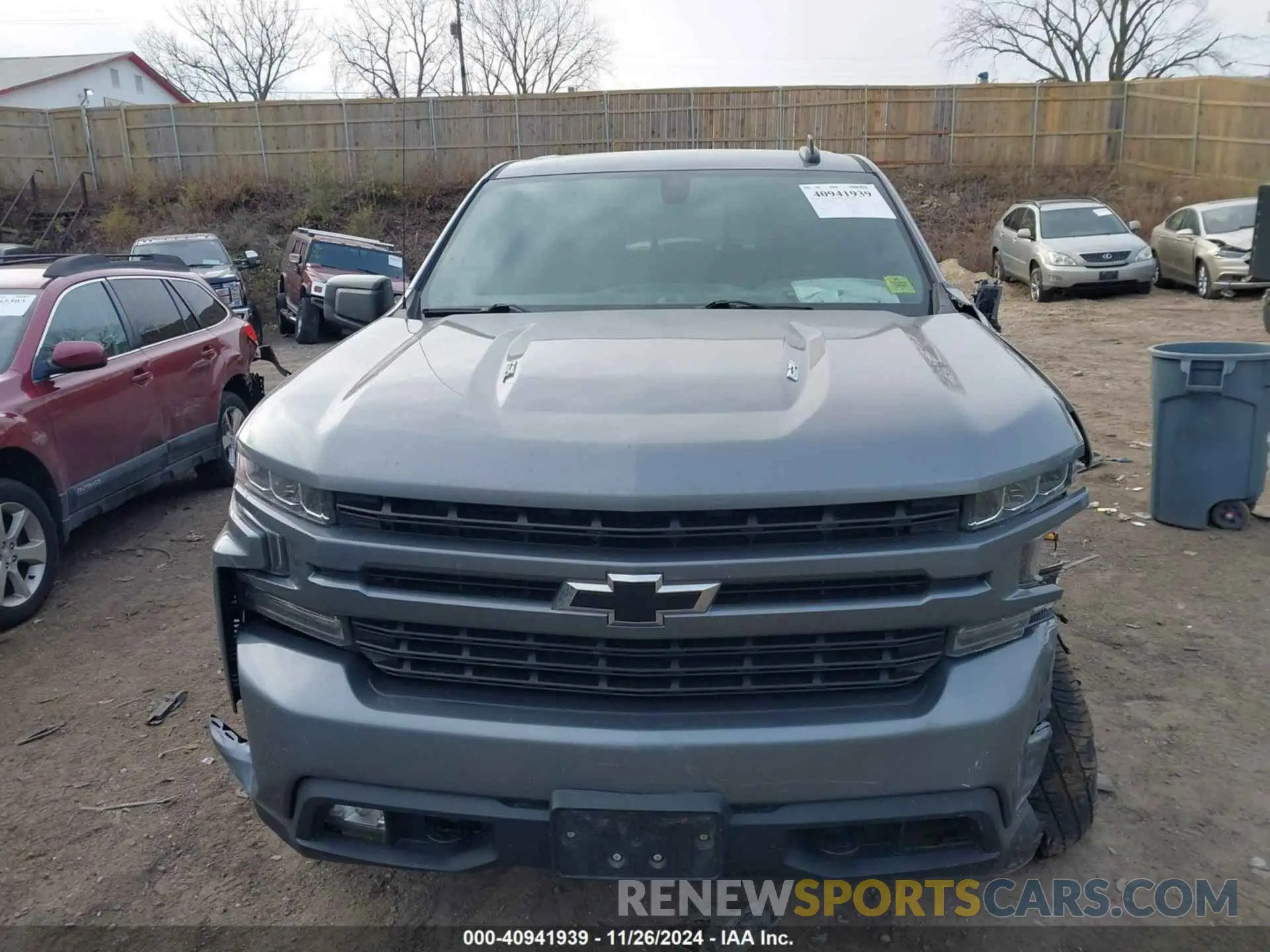 12 fotografías del automóvil dañado 1GCUYEEL6LZ235092 CHEVROLET SILVERADO 1500 2020