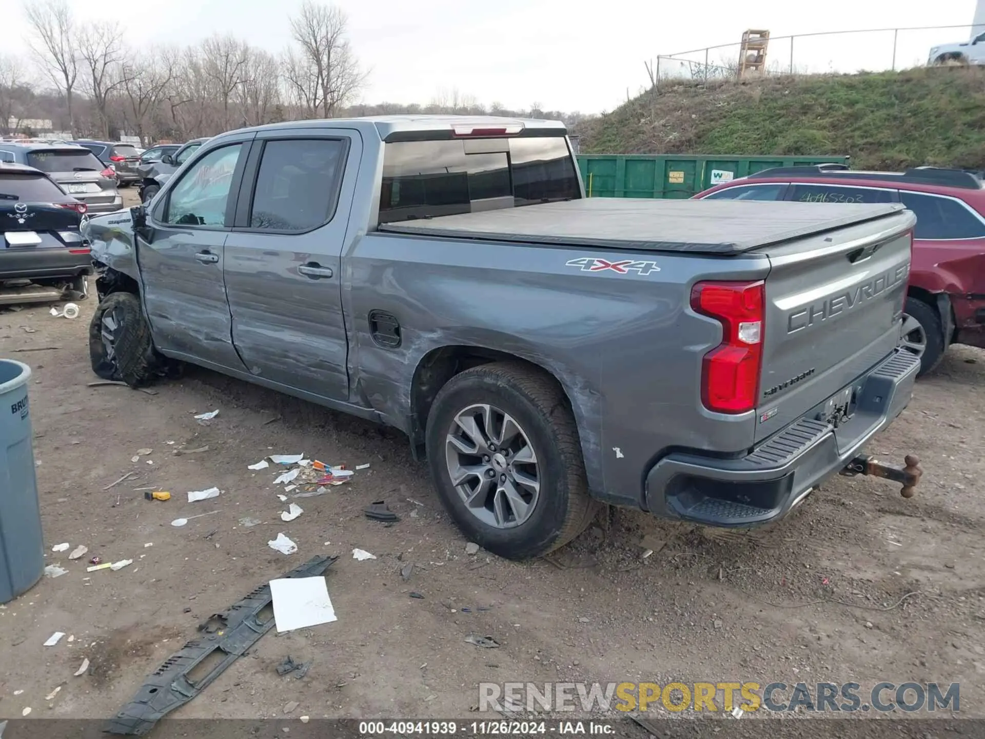 3 fotografías del automóvil dañado 1GCUYEEL6LZ235092 CHEVROLET SILVERADO 1500 2020