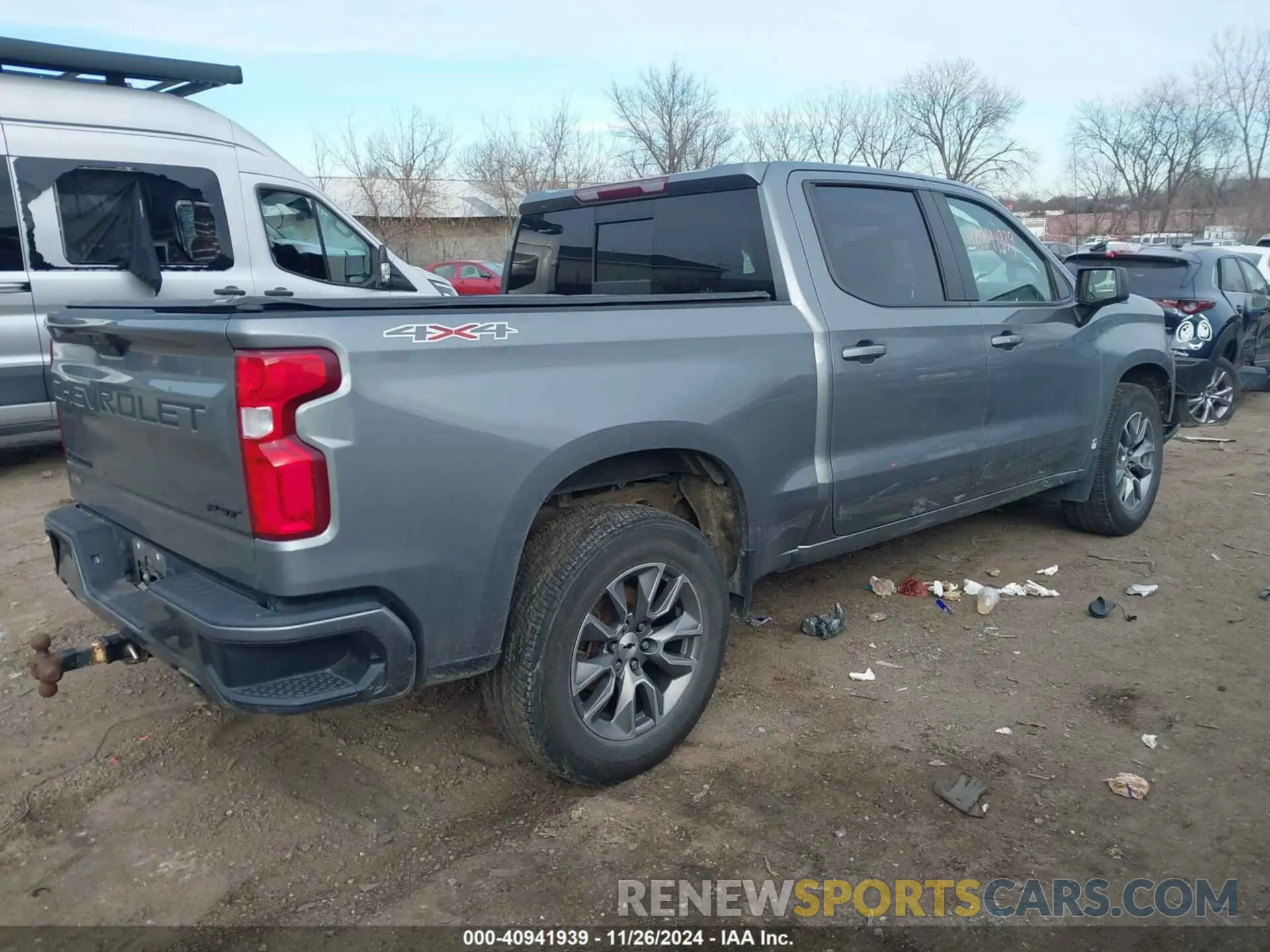 4 fotografías del automóvil dañado 1GCUYEEL6LZ235092 CHEVROLET SILVERADO 1500 2020