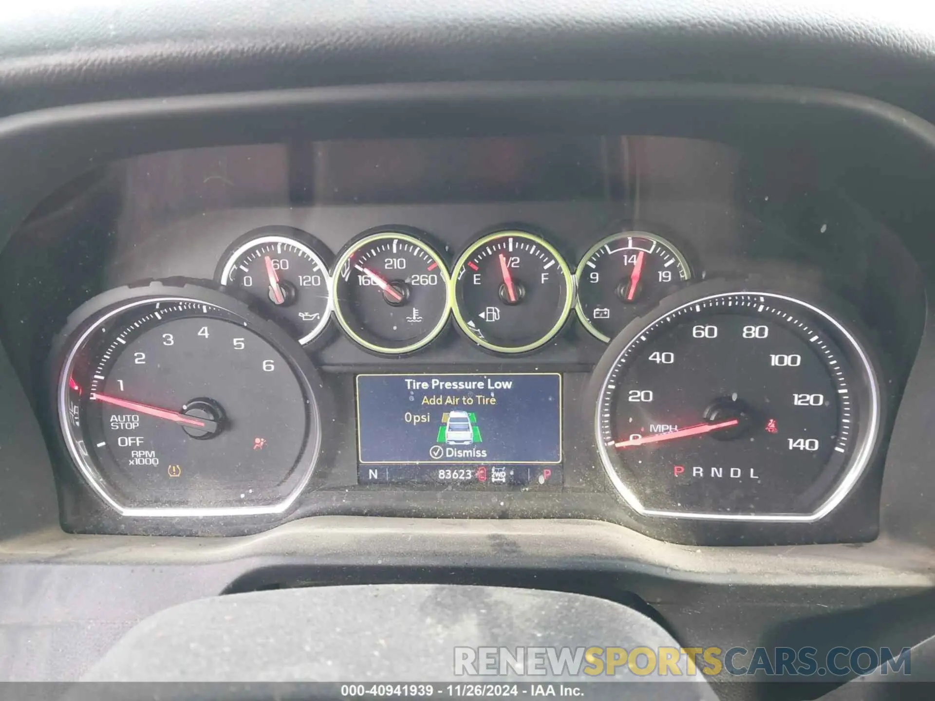 7 fotografías del automóvil dañado 1GCUYEEL6LZ235092 CHEVROLET SILVERADO 1500 2020