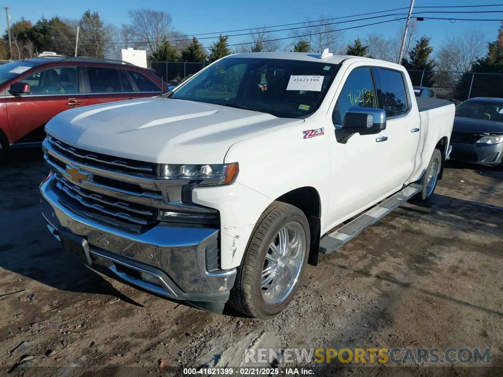 2 fotografías del automóvil dañado 1GCUYGEDXLZ177976 CHEVROLET SILVERADO 1500 2020