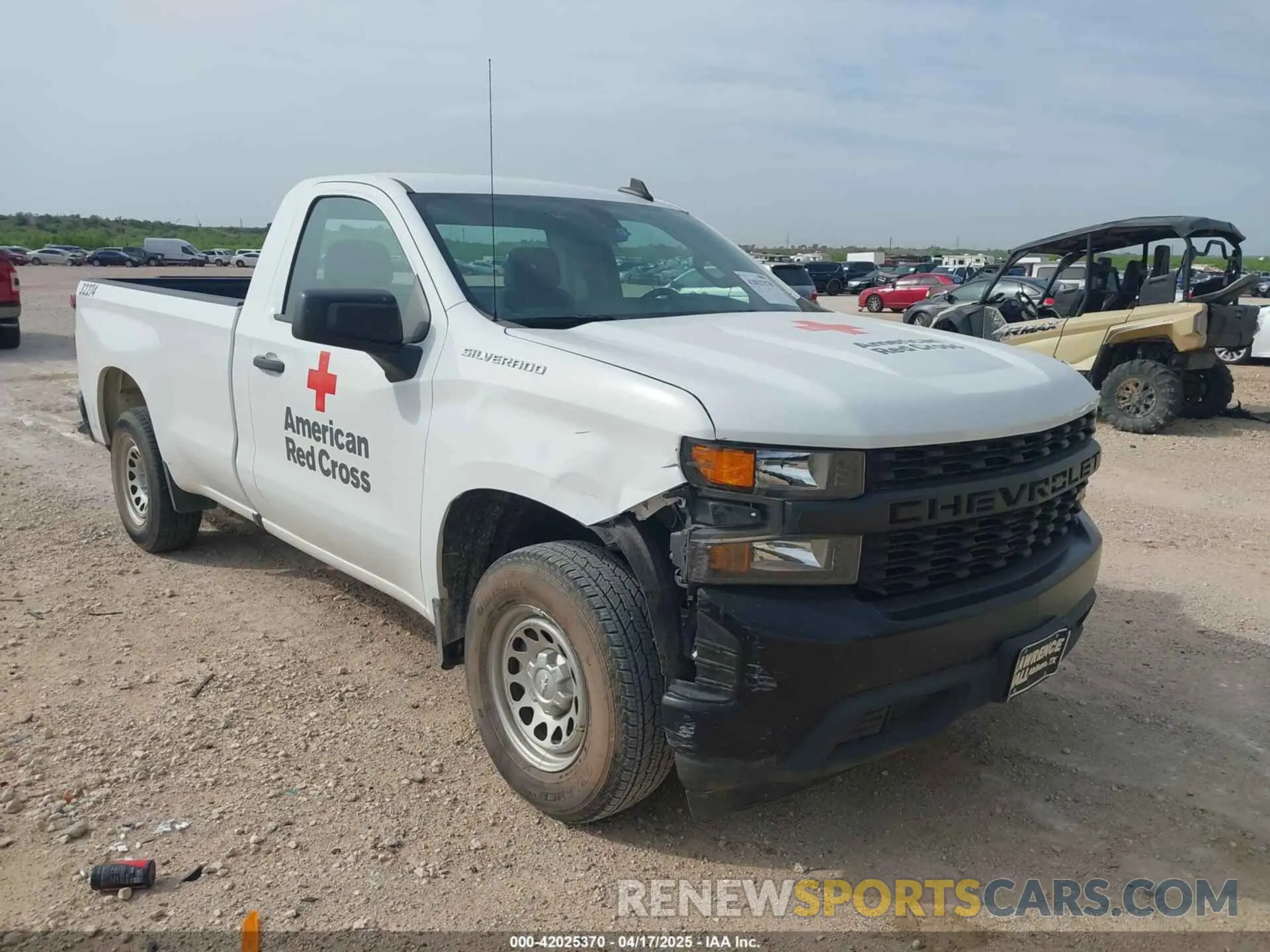 1 fotografías del automóvil dañado 3GCNWAEH5LG340866 CHEVROLET SILVERADO 1500 2020