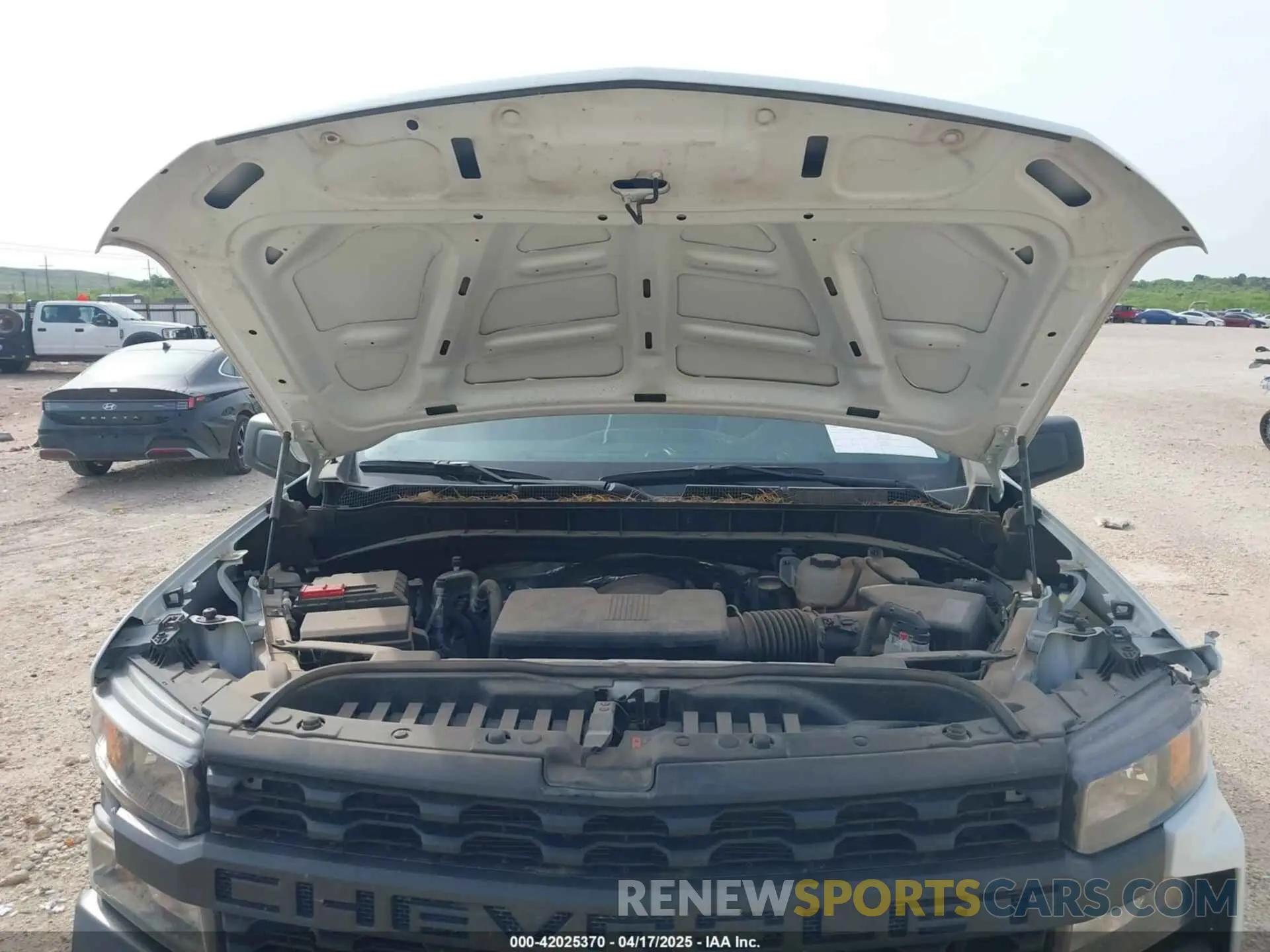 10 fotografías del automóvil dañado 3GCNWAEH5LG340866 CHEVROLET SILVERADO 1500 2020