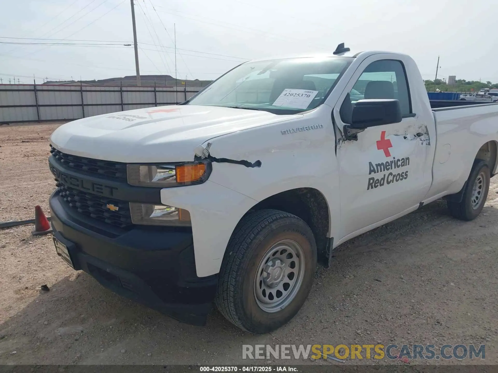 6 fotografías del automóvil dañado 3GCNWAEH5LG340866 CHEVROLET SILVERADO 1500 2020