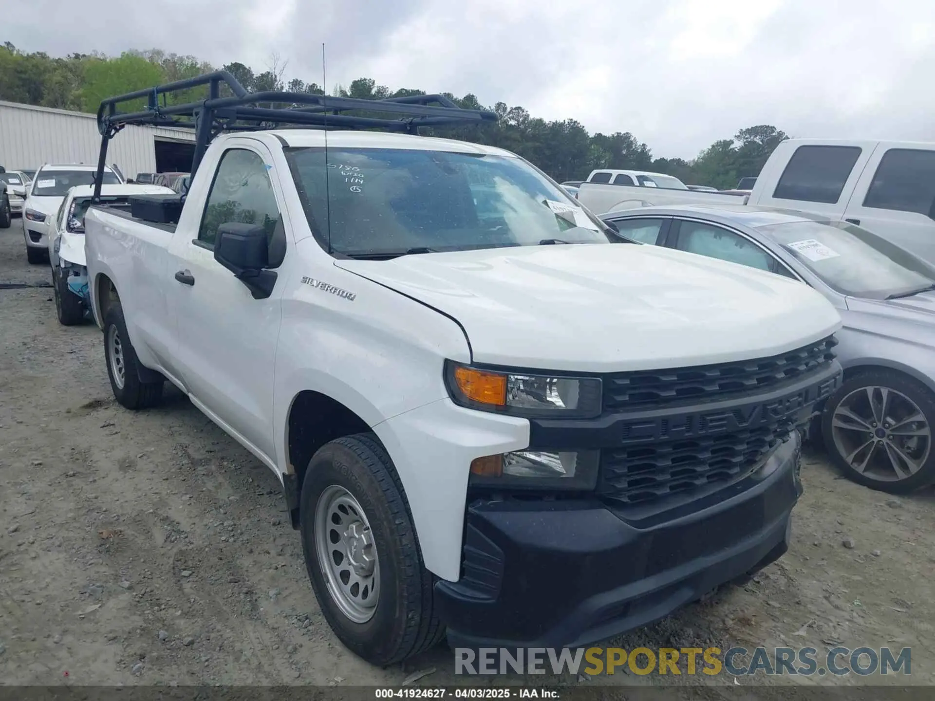 1 fotografías del automóvil dañado 3GCNWAEH7LG110780 CHEVROLET SILVERADO 1500 2020