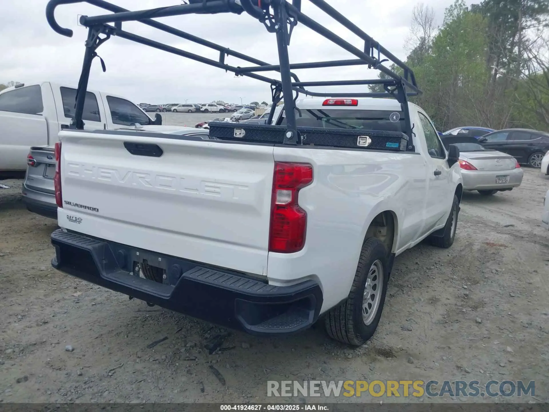 4 fotografías del automóvil dañado 3GCNWAEH7LG110780 CHEVROLET SILVERADO 1500 2020