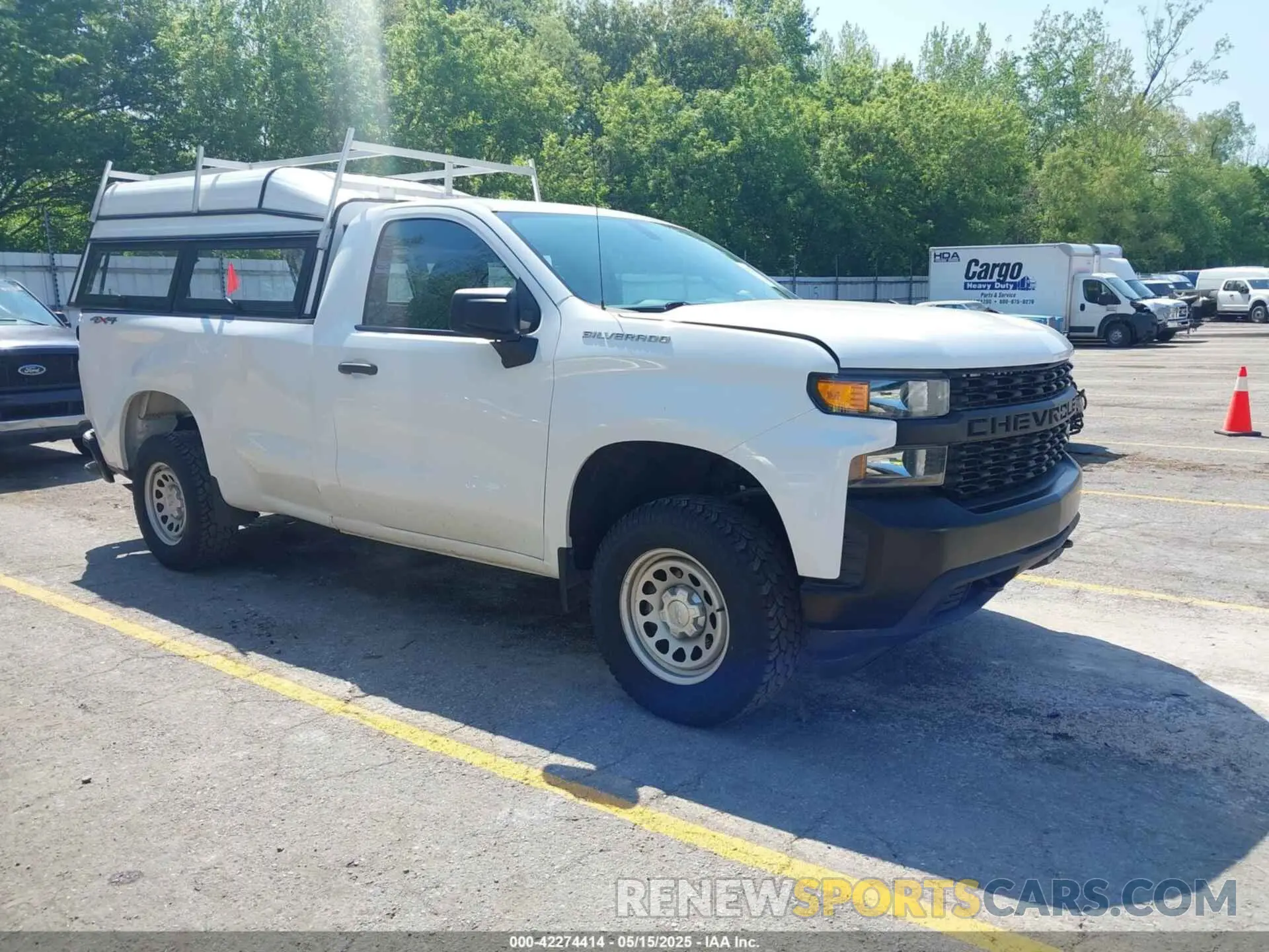 1 fotografías del automóvil dañado 3GCNYAEFXLG154197 CHEVROLET SILVERADO 1500 2020